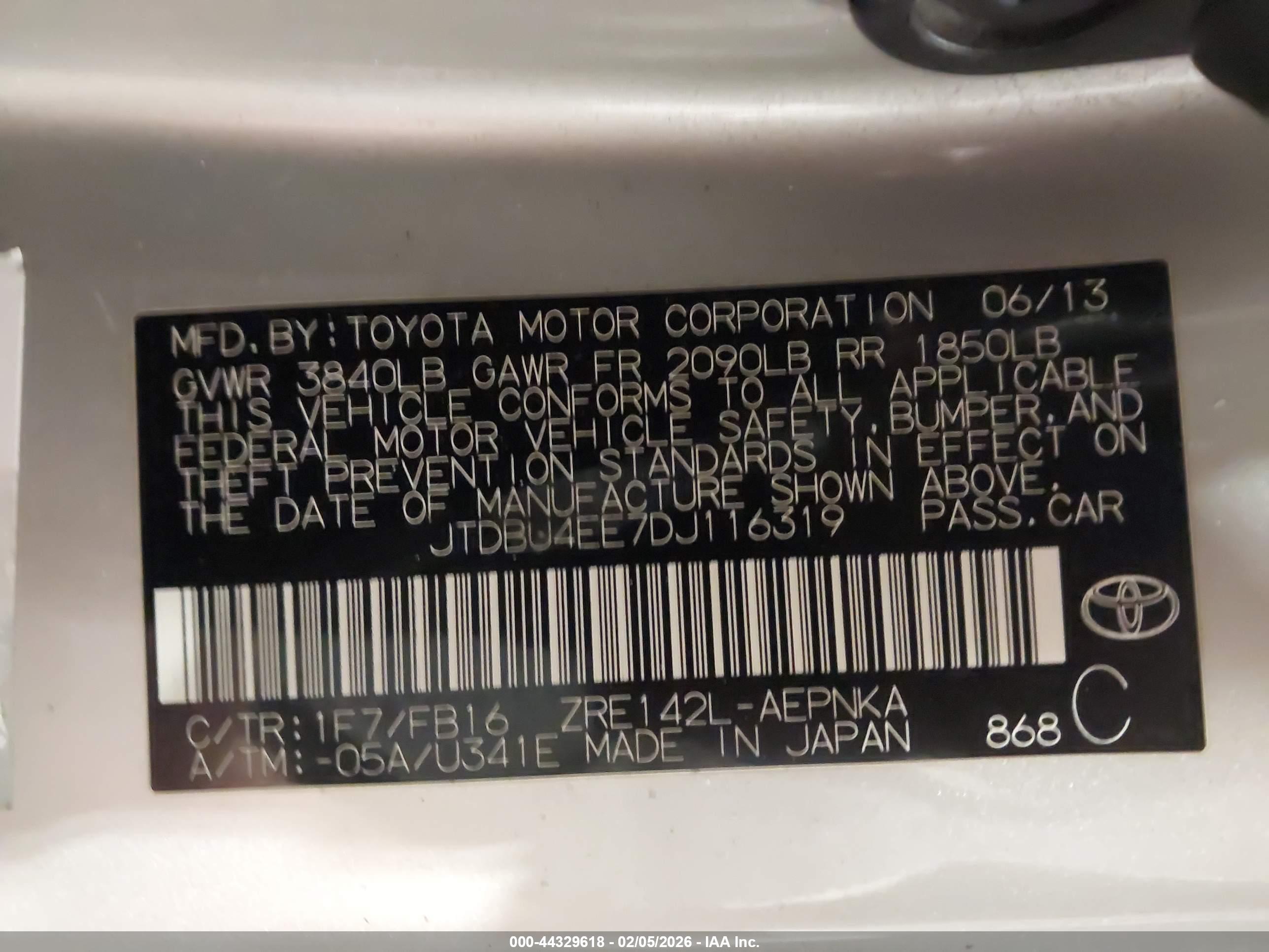 TOYOTA COROLLA image 9