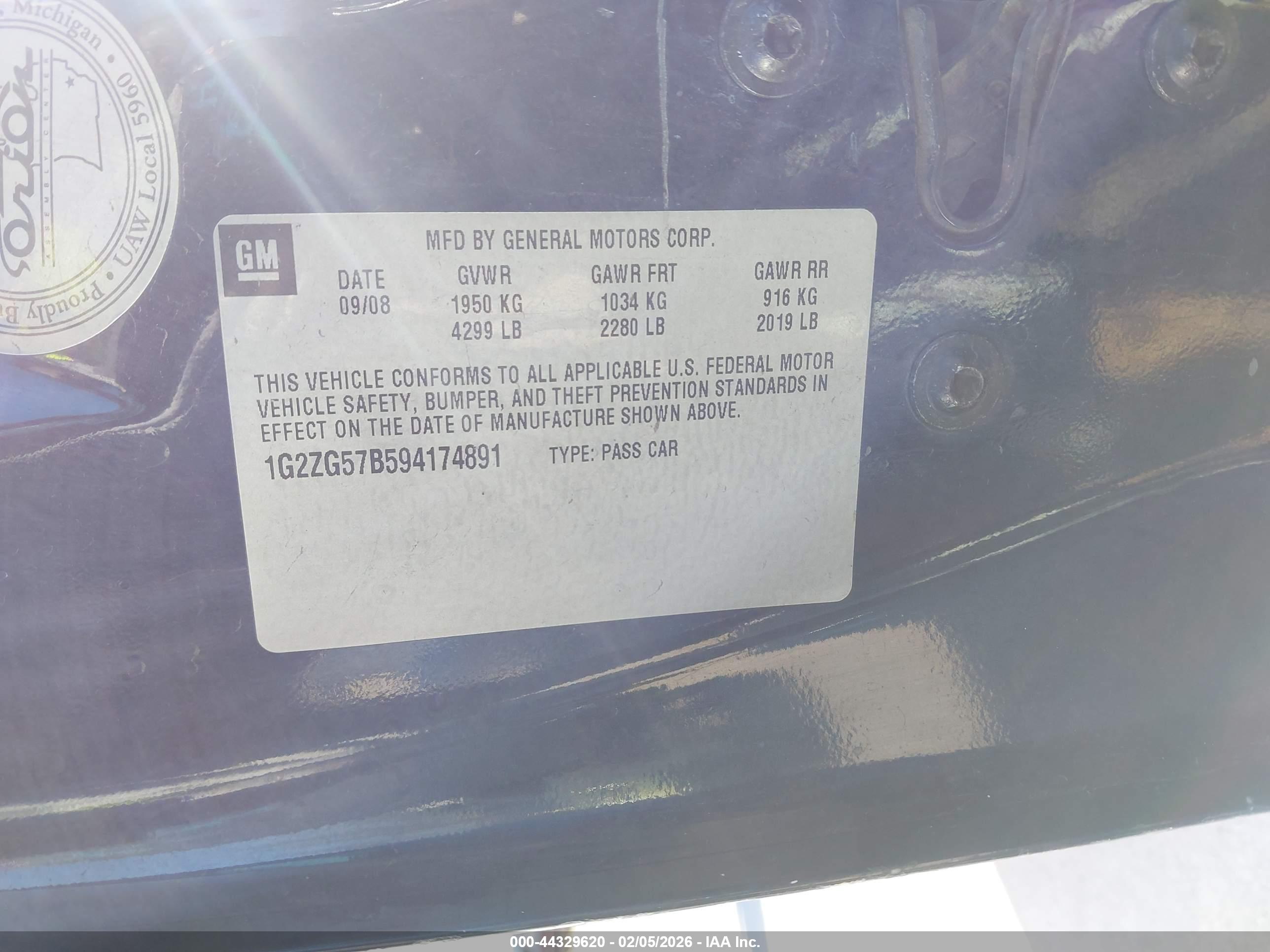 PONTIAC G6 image 9