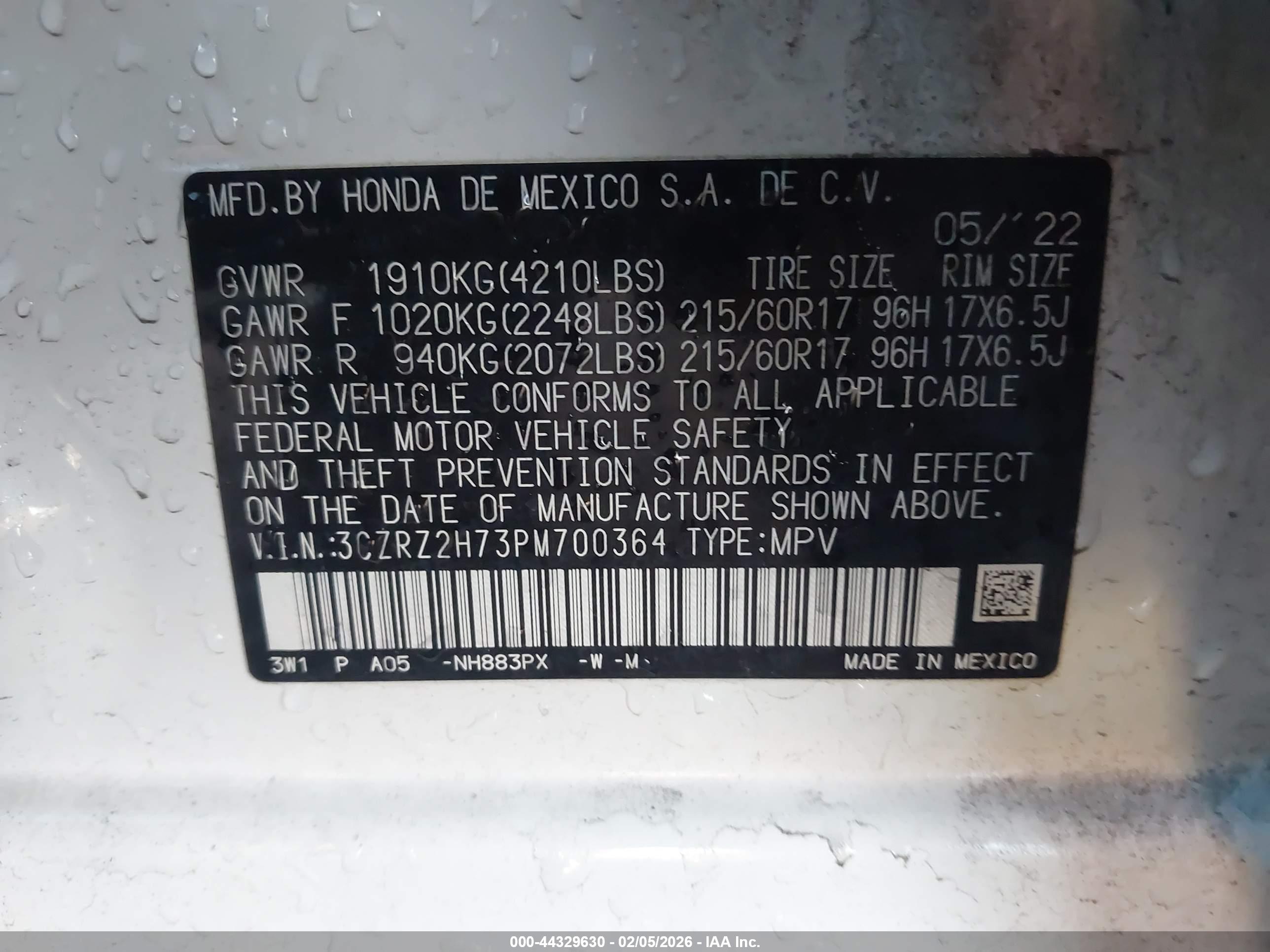 HONDA HR-V image 9