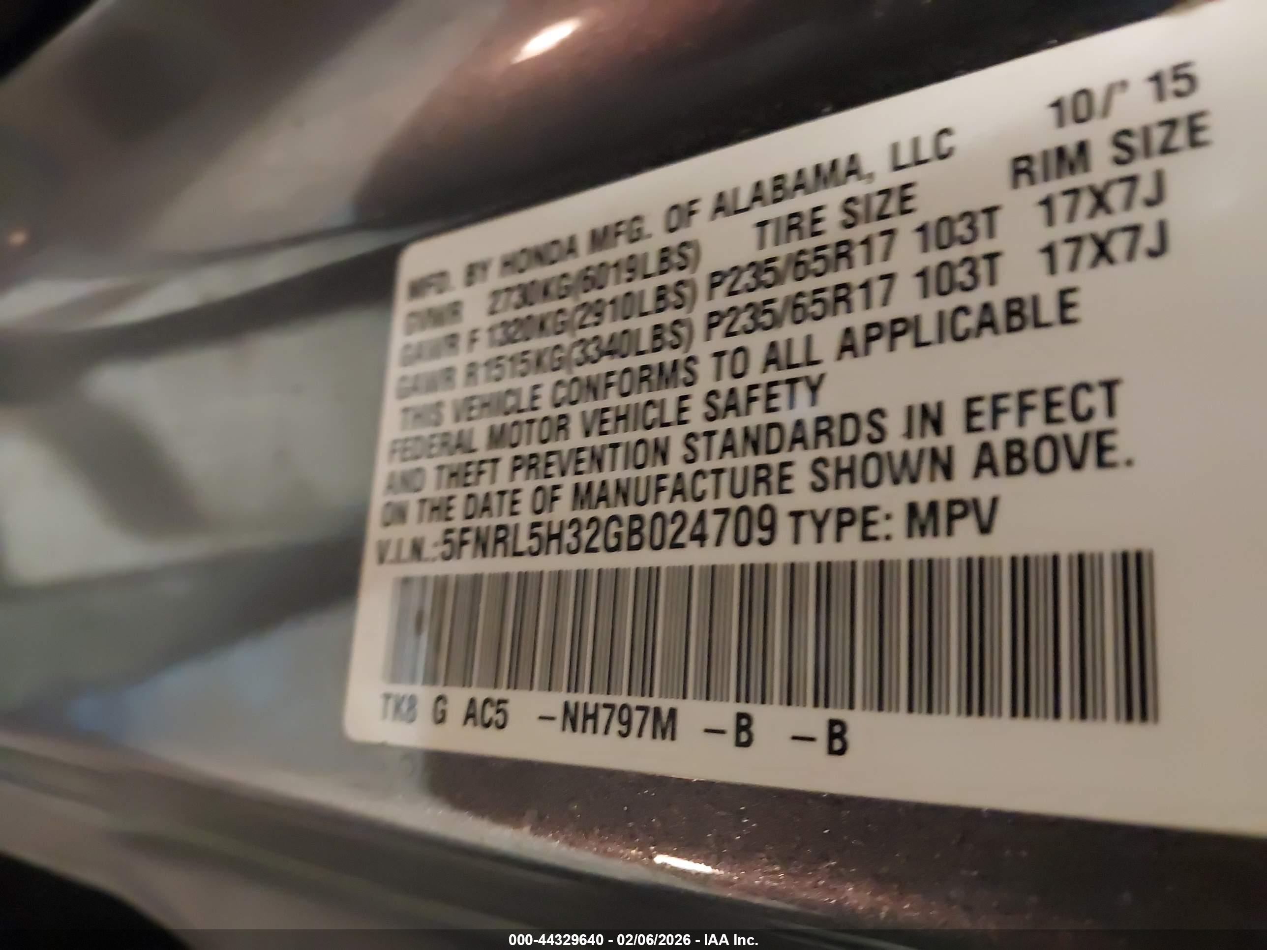 HONDA ODYSSEY image 9