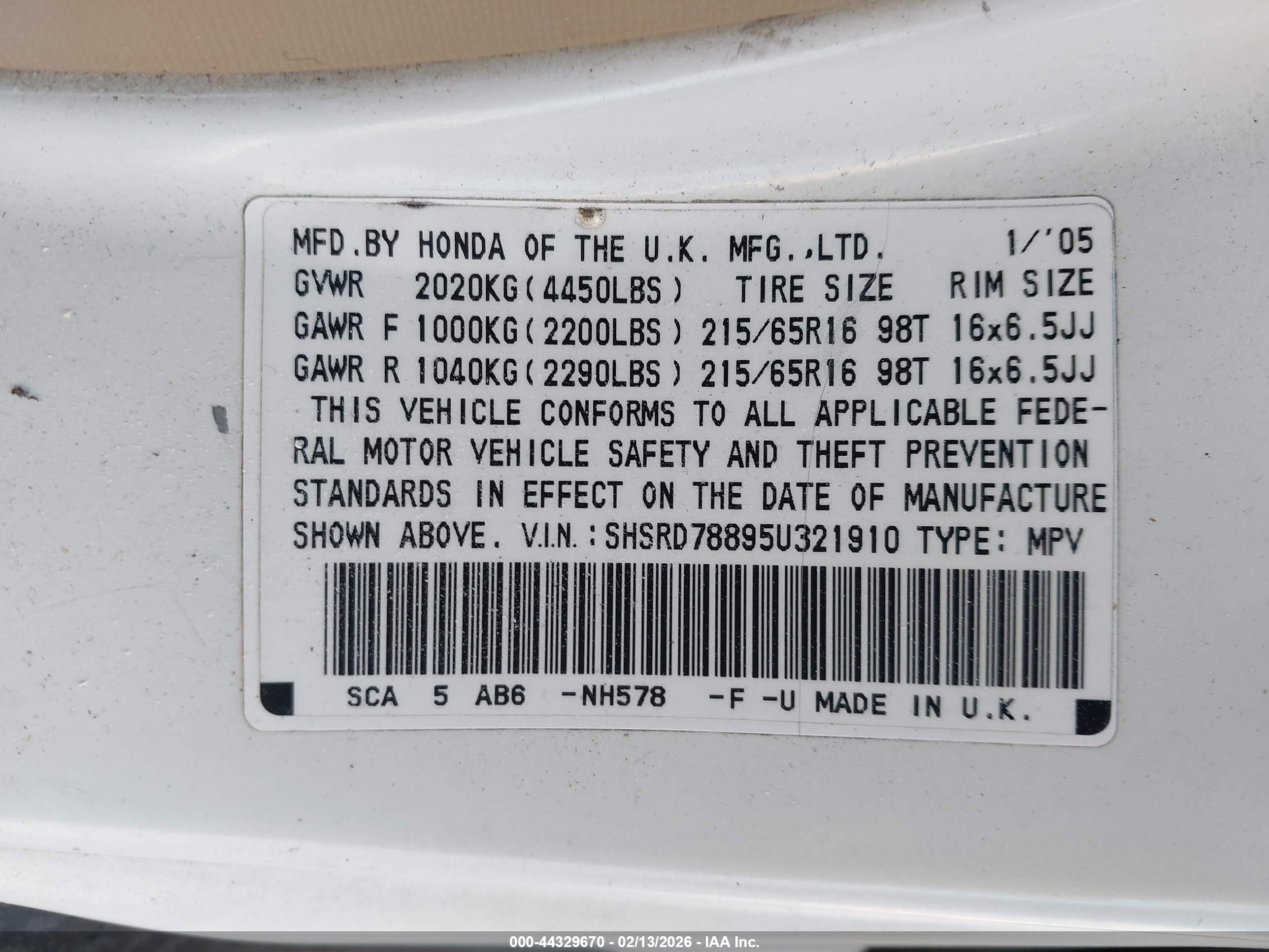 HONDA CR-V image 9