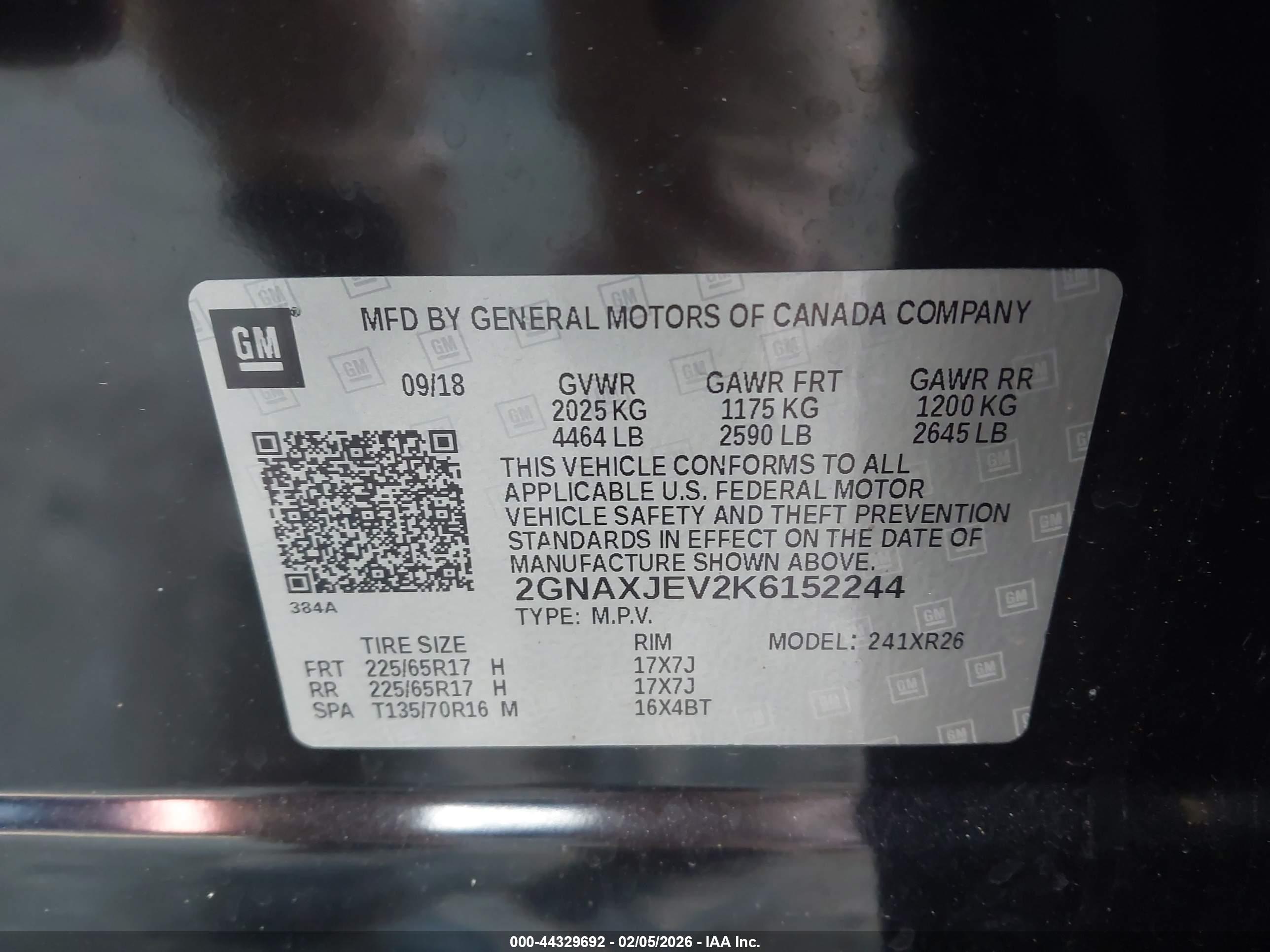 CHEVROLET EQUINOX image 9