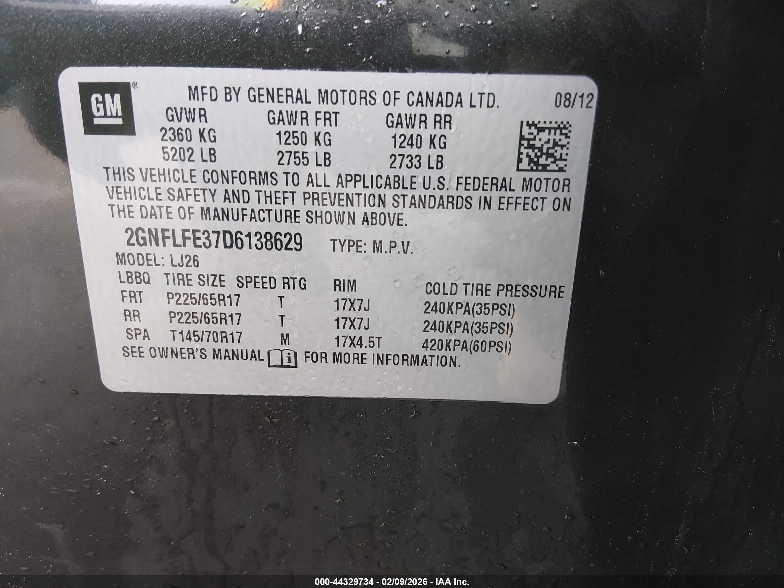 CHEVROLET EQUINOX image 9
