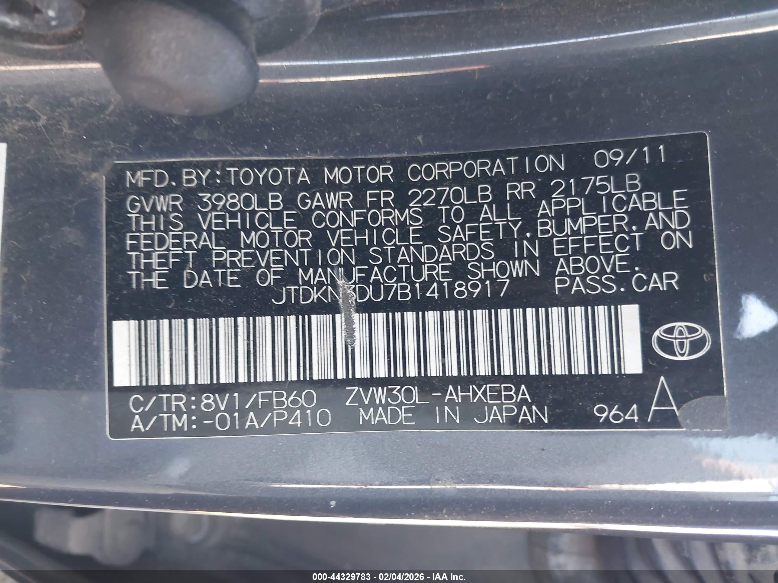 TOYOTA PRIUS image 9