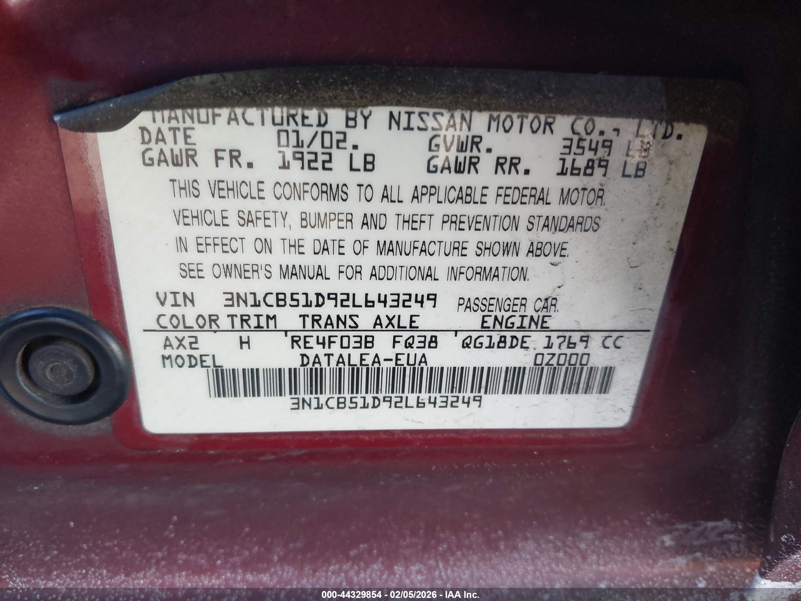 NISSAN SENTRA image 9