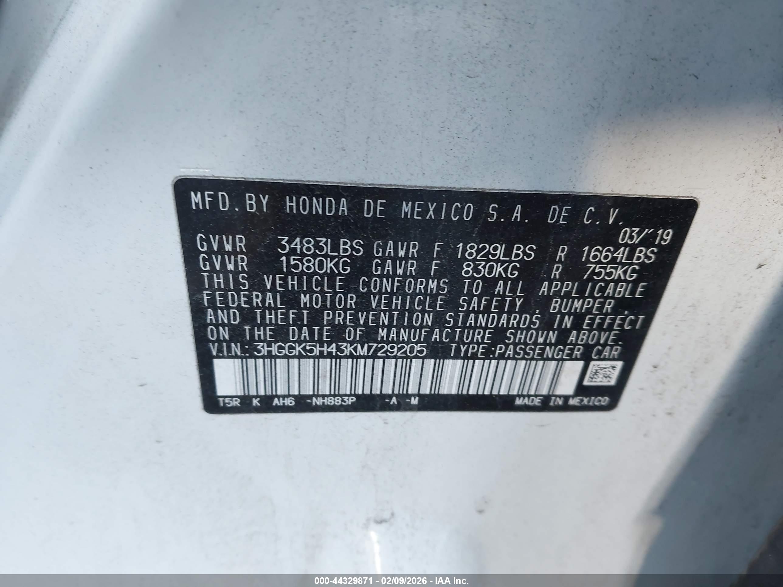 HONDA FIT image 9