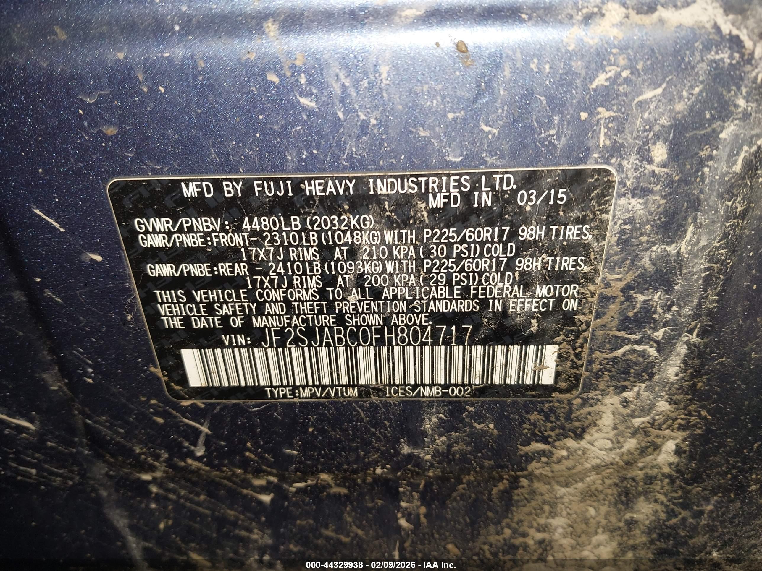 SUBARU FORESTER image 9
