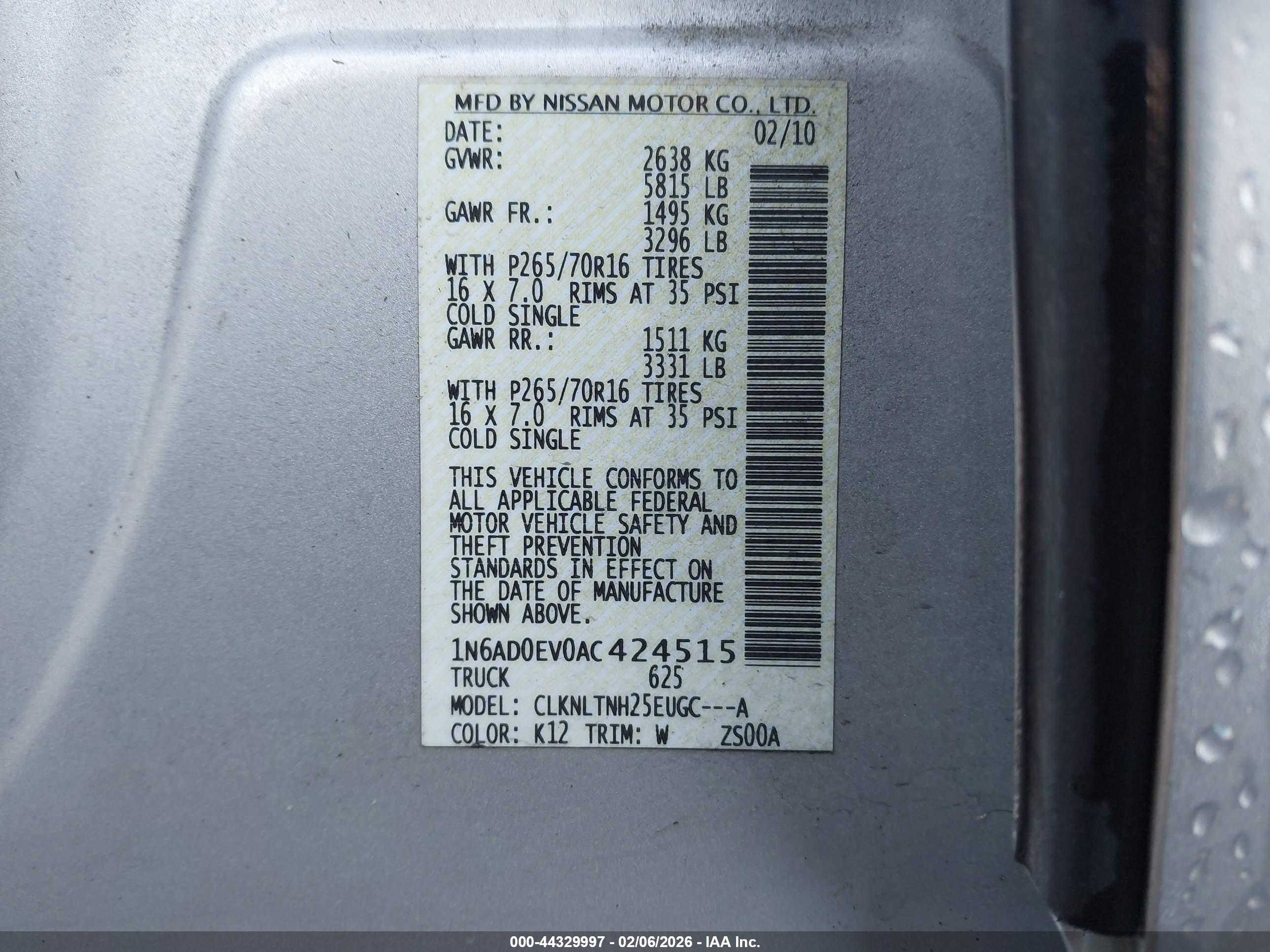 NISSAN FRONTIER image 9