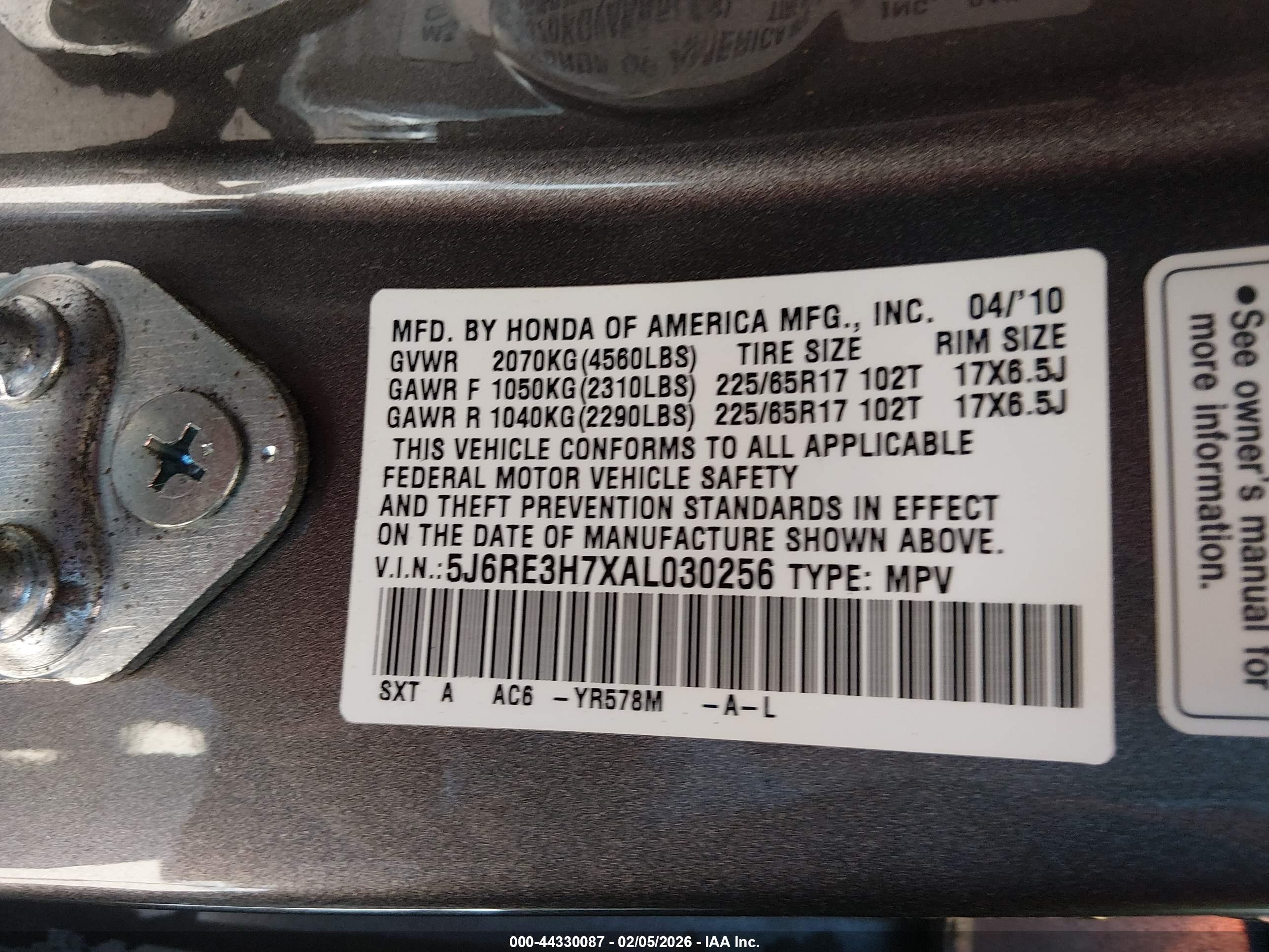 HONDA CR-V image 9