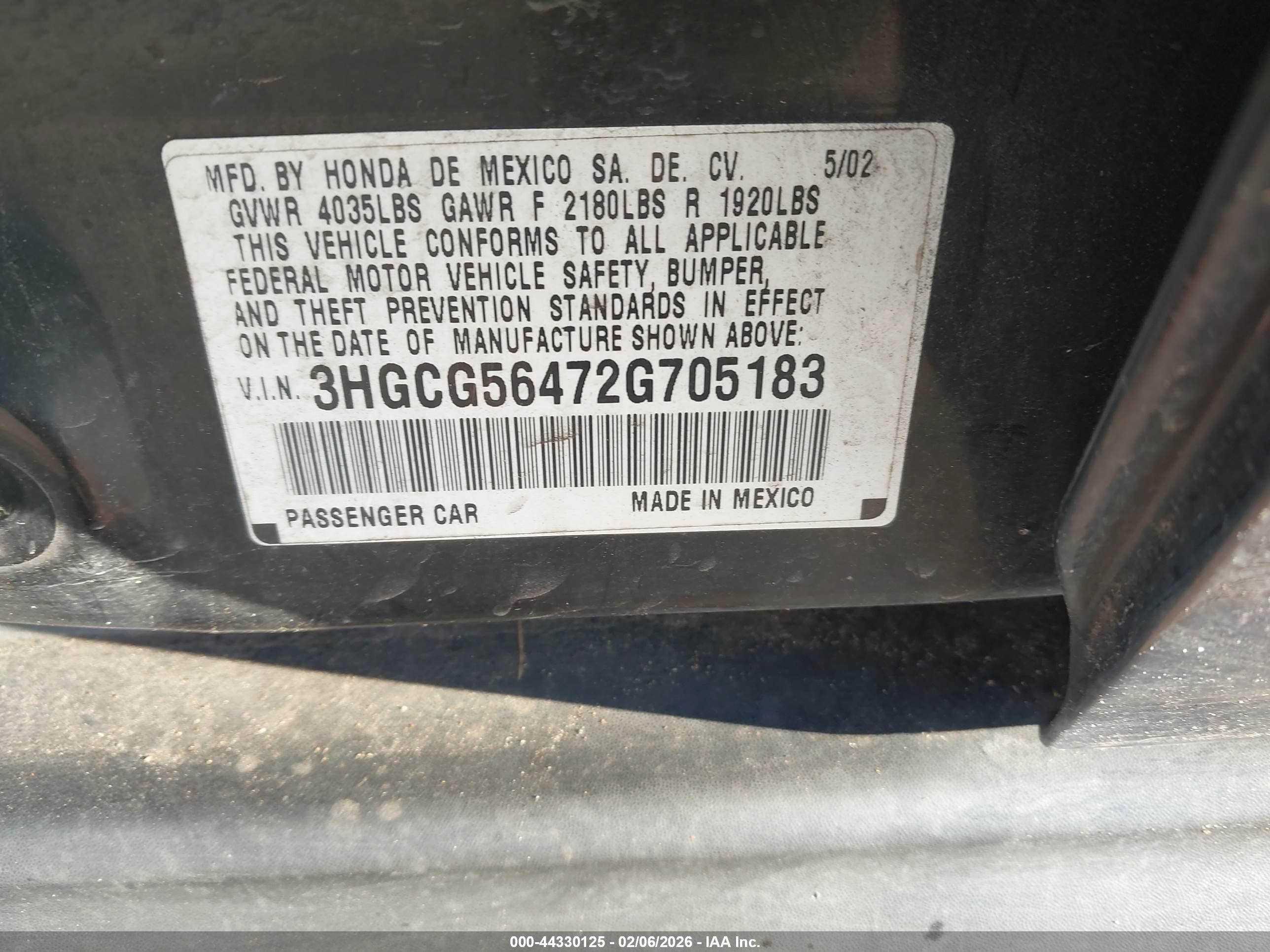 HONDA ACCORD image 9