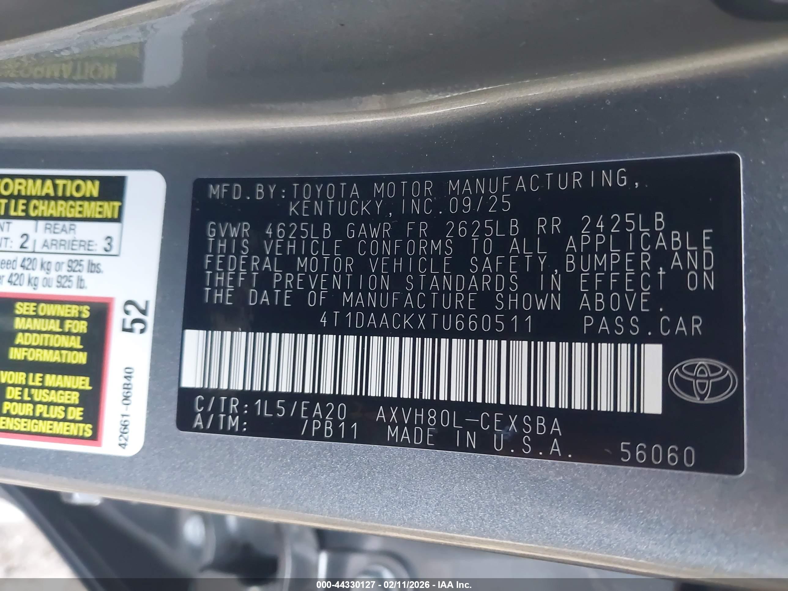 TOYOTA CAMRY image 9