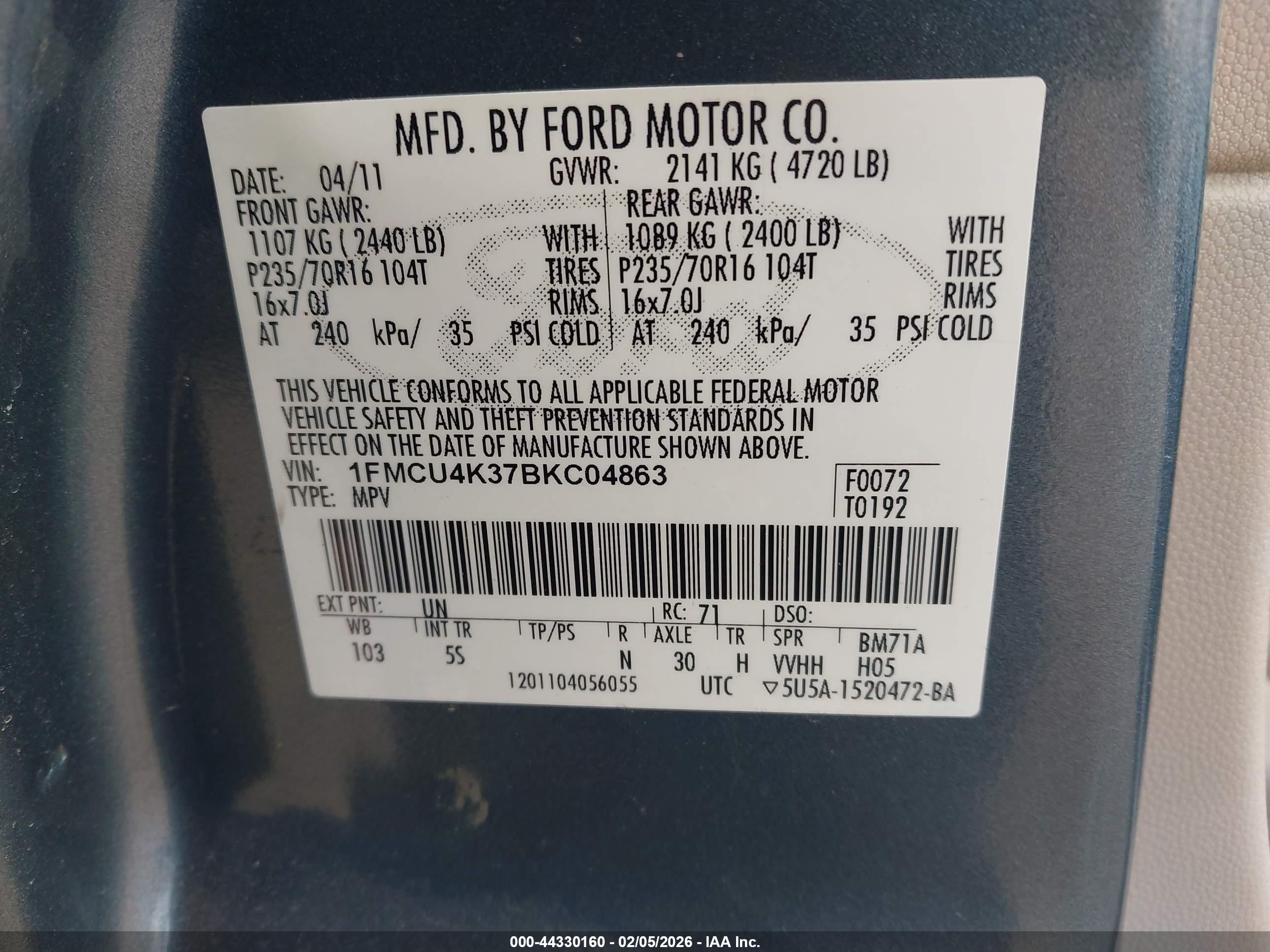 FORD ESCAPE image 9