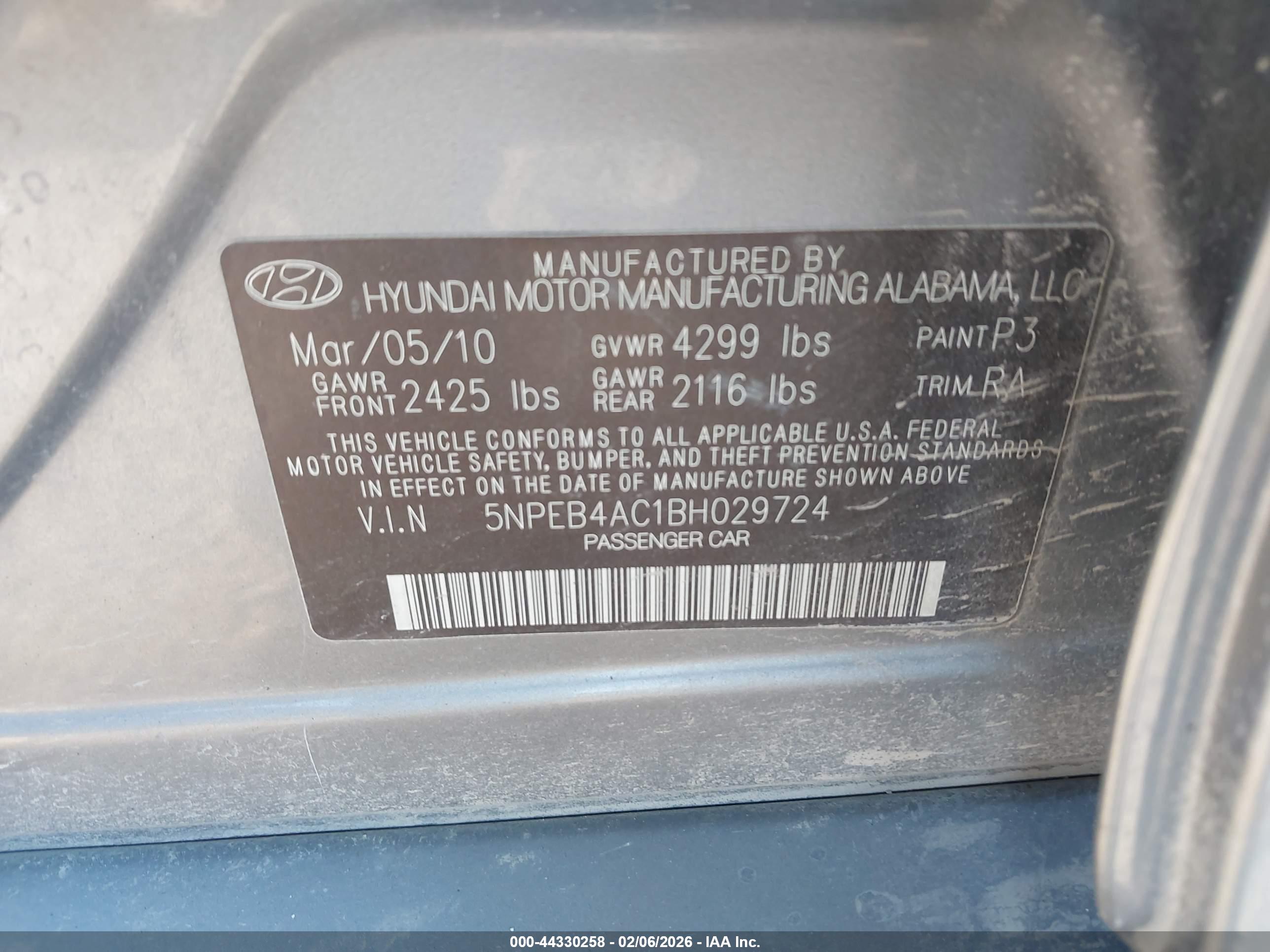 HYUNDAI SONATA image 9