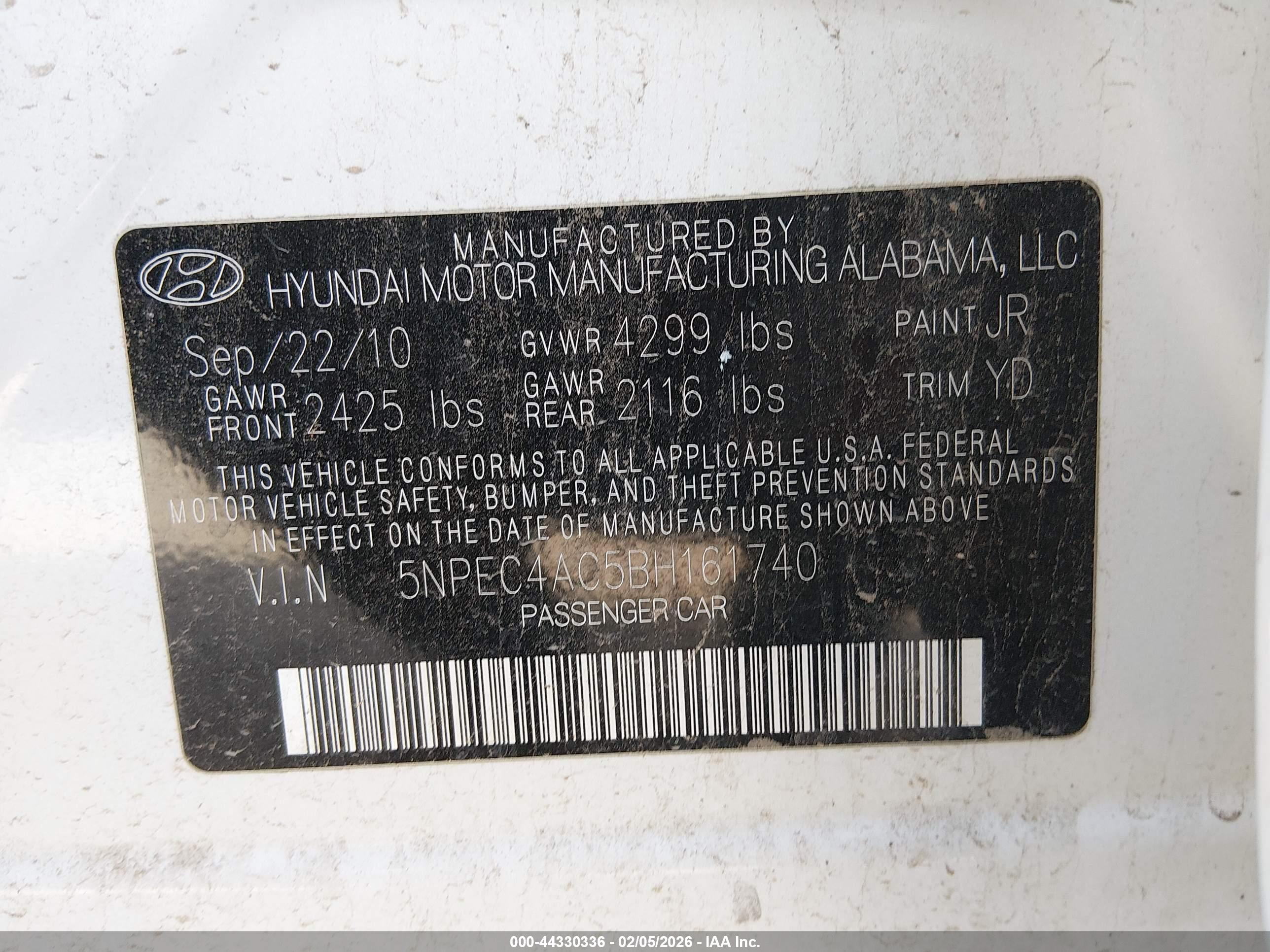 HYUNDAI SONATA image 9