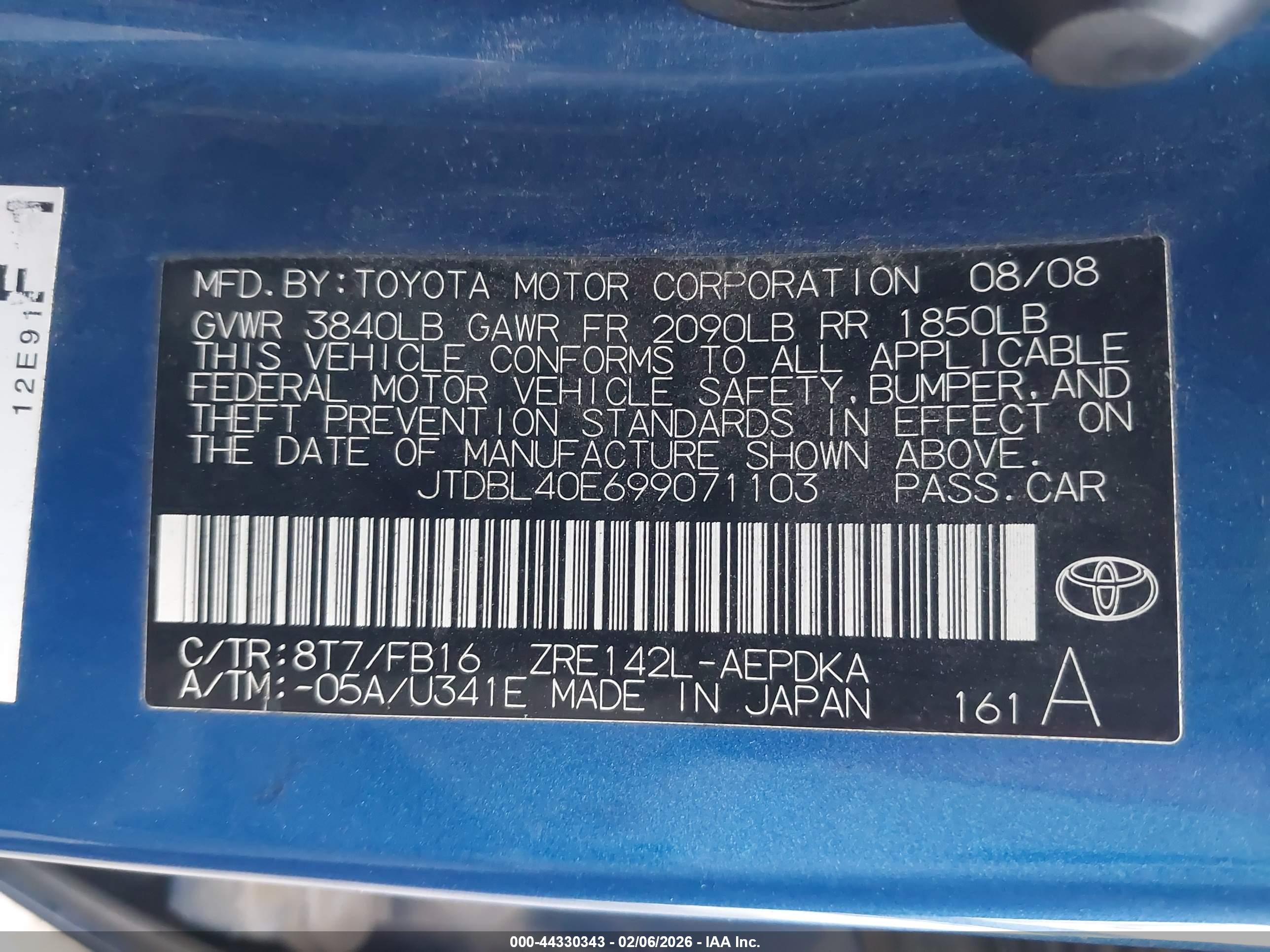 TOYOTA COROLLA image 9
