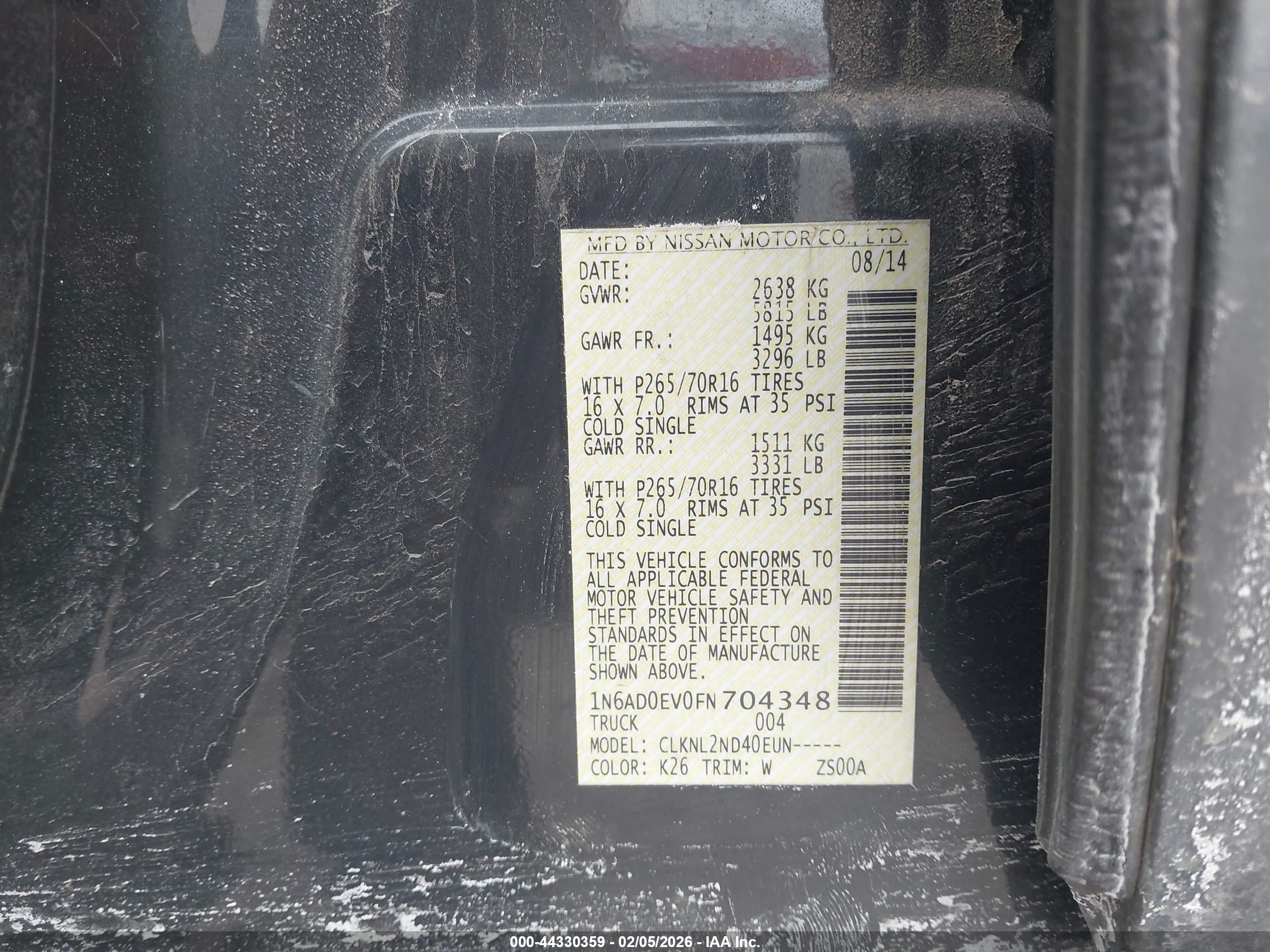 NISSAN FRONTIER image 9