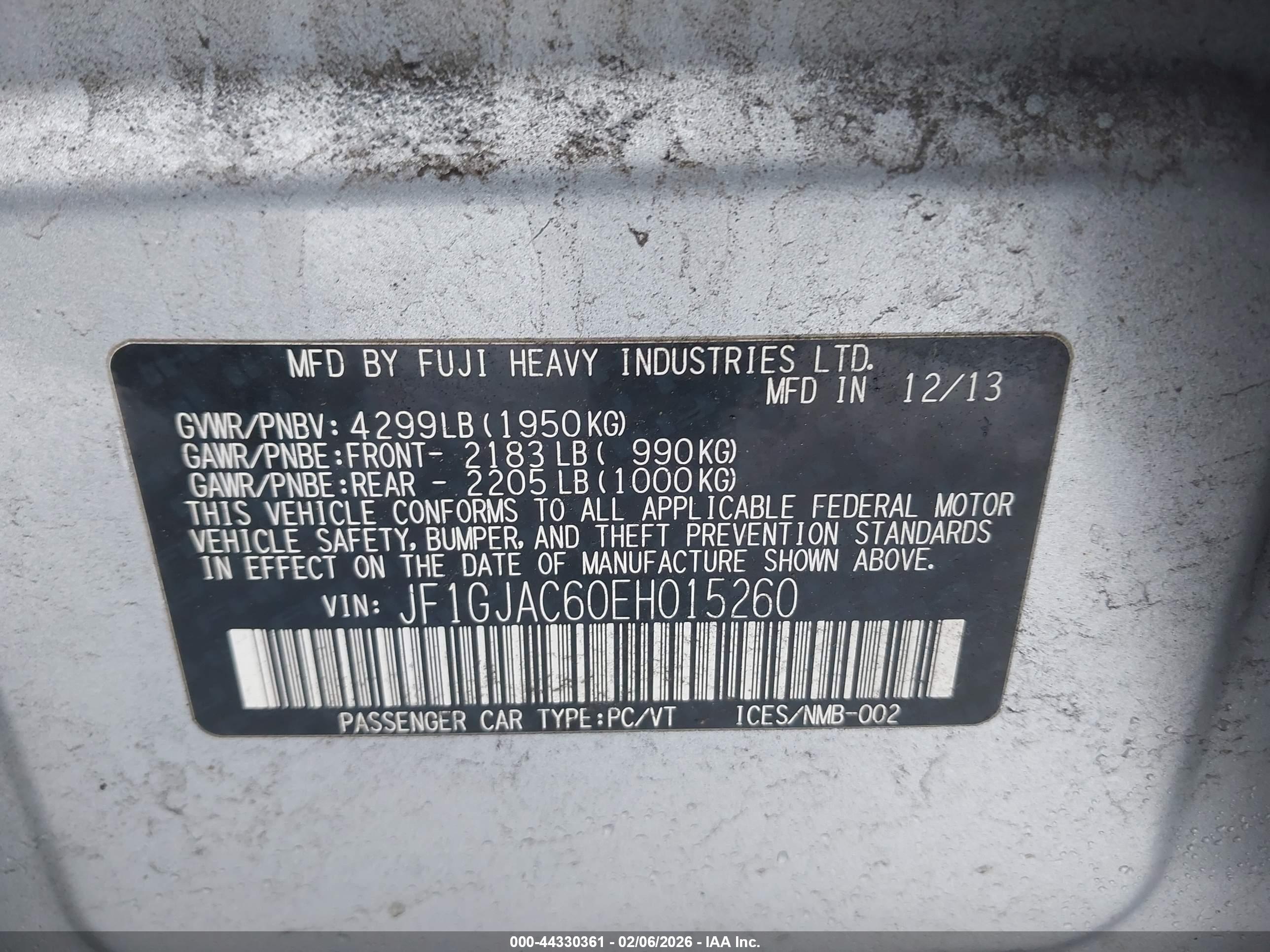 SUBARU IMPREZA image 9