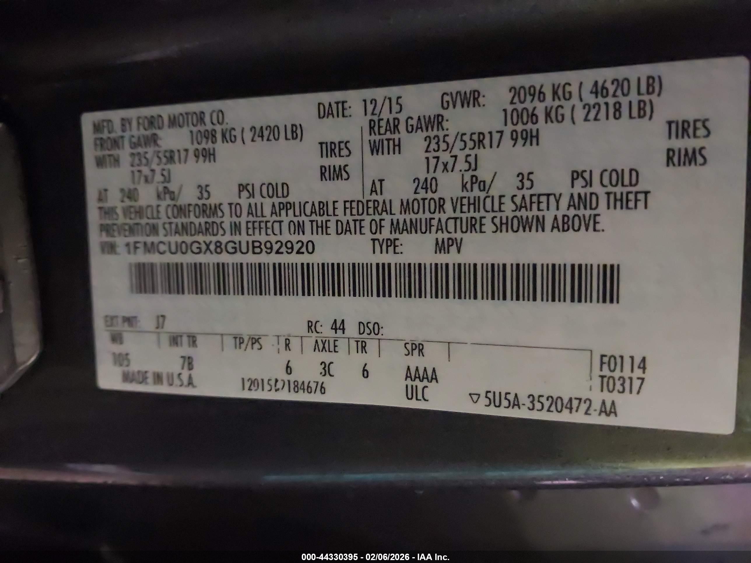 FORD ESCAPE image 9
