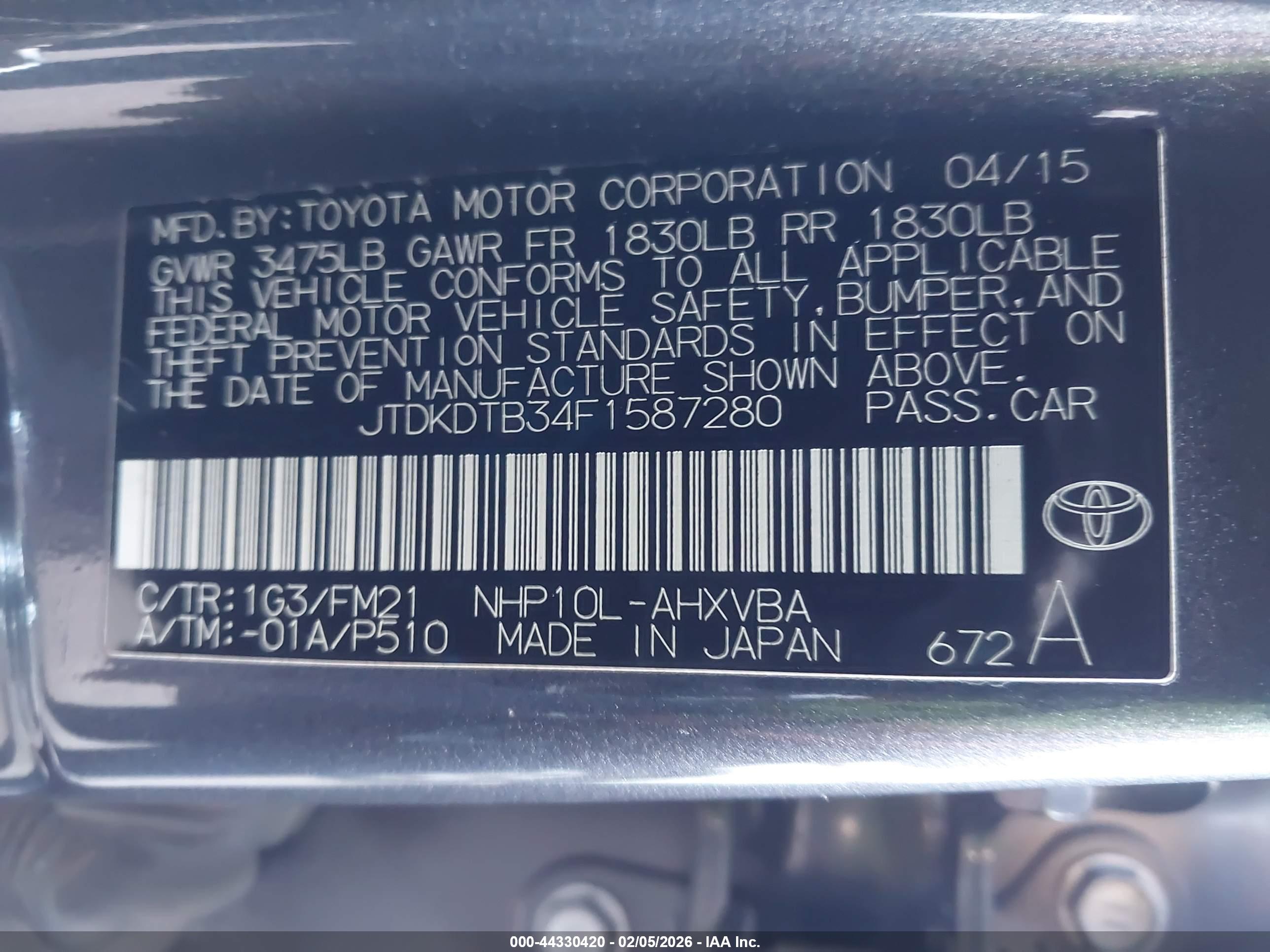 TOYOTA PRIUS image 9