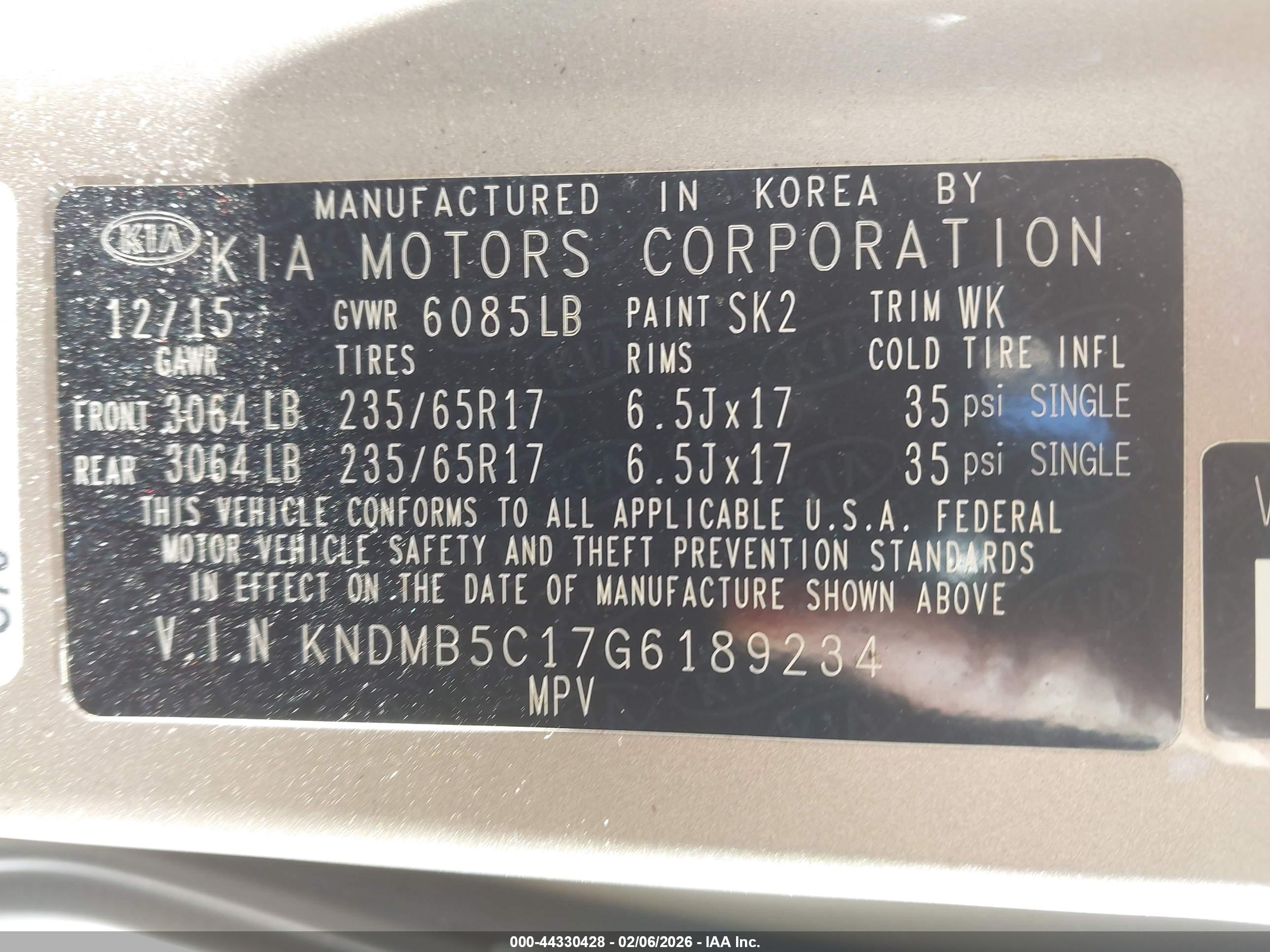 KIA SEDONA image 9