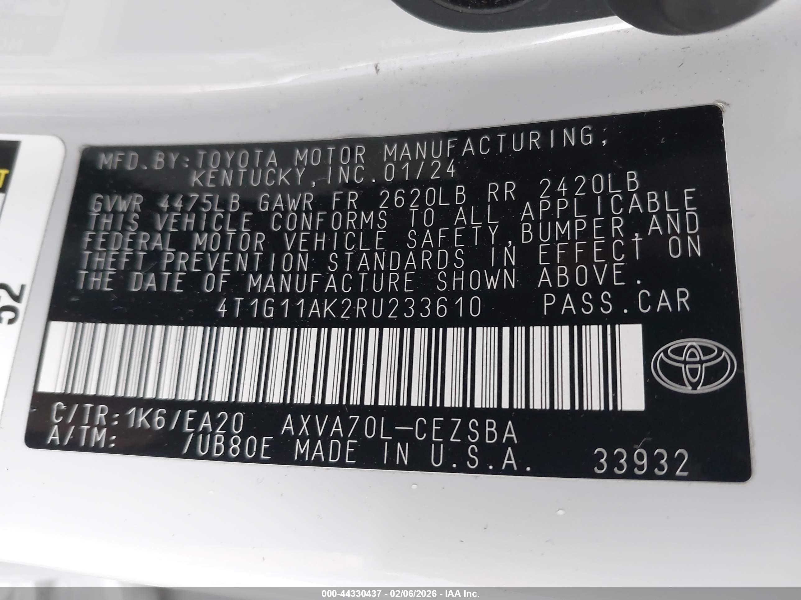 TOYOTA CAMRY image 9