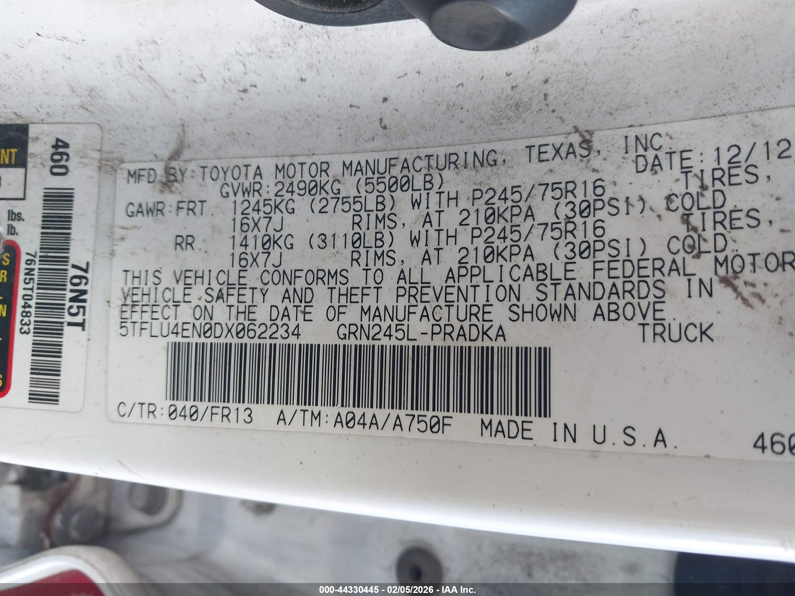TOYOTA TACOMA image 9