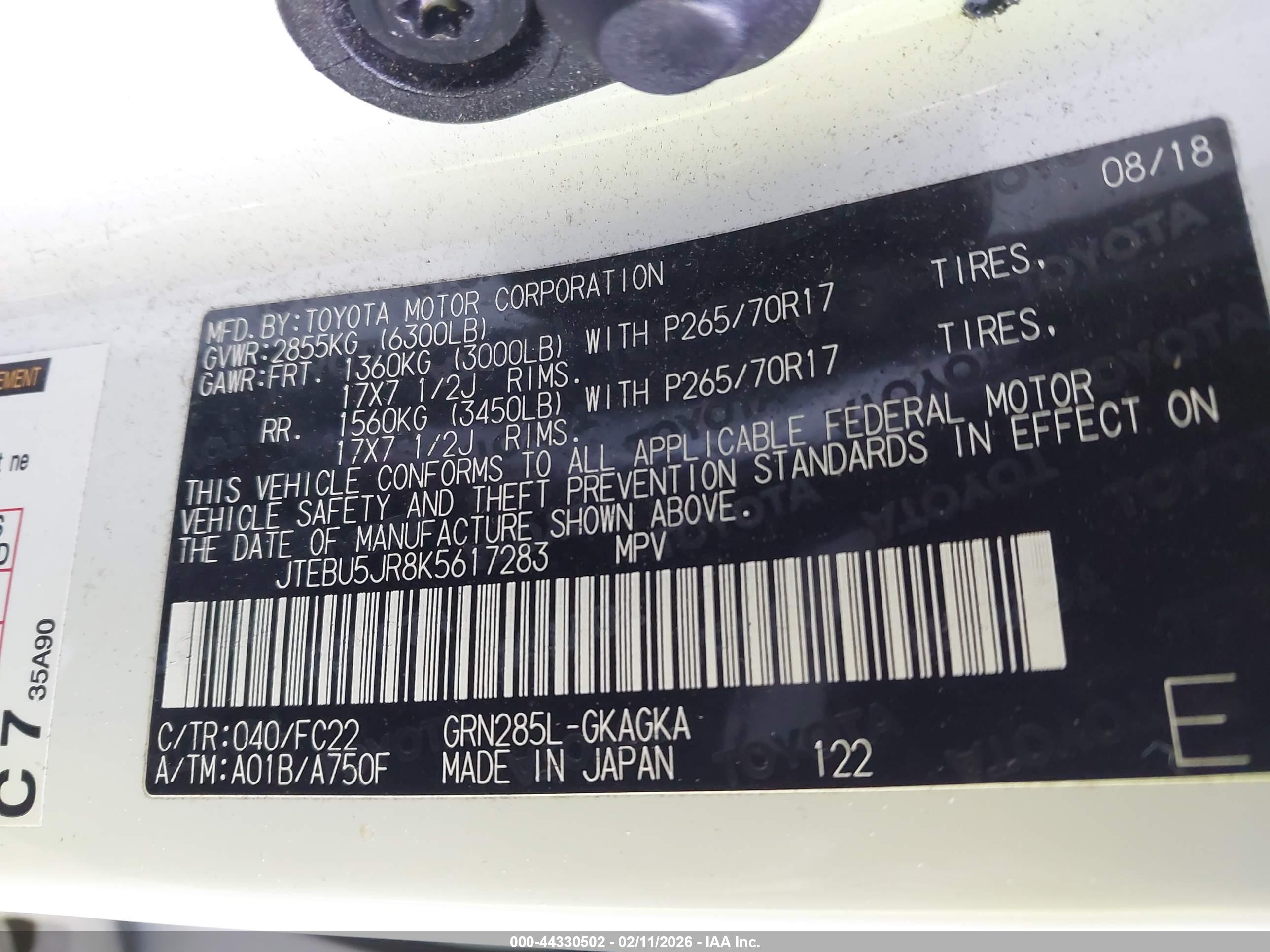 TOYOTA 4RUNNER image 9