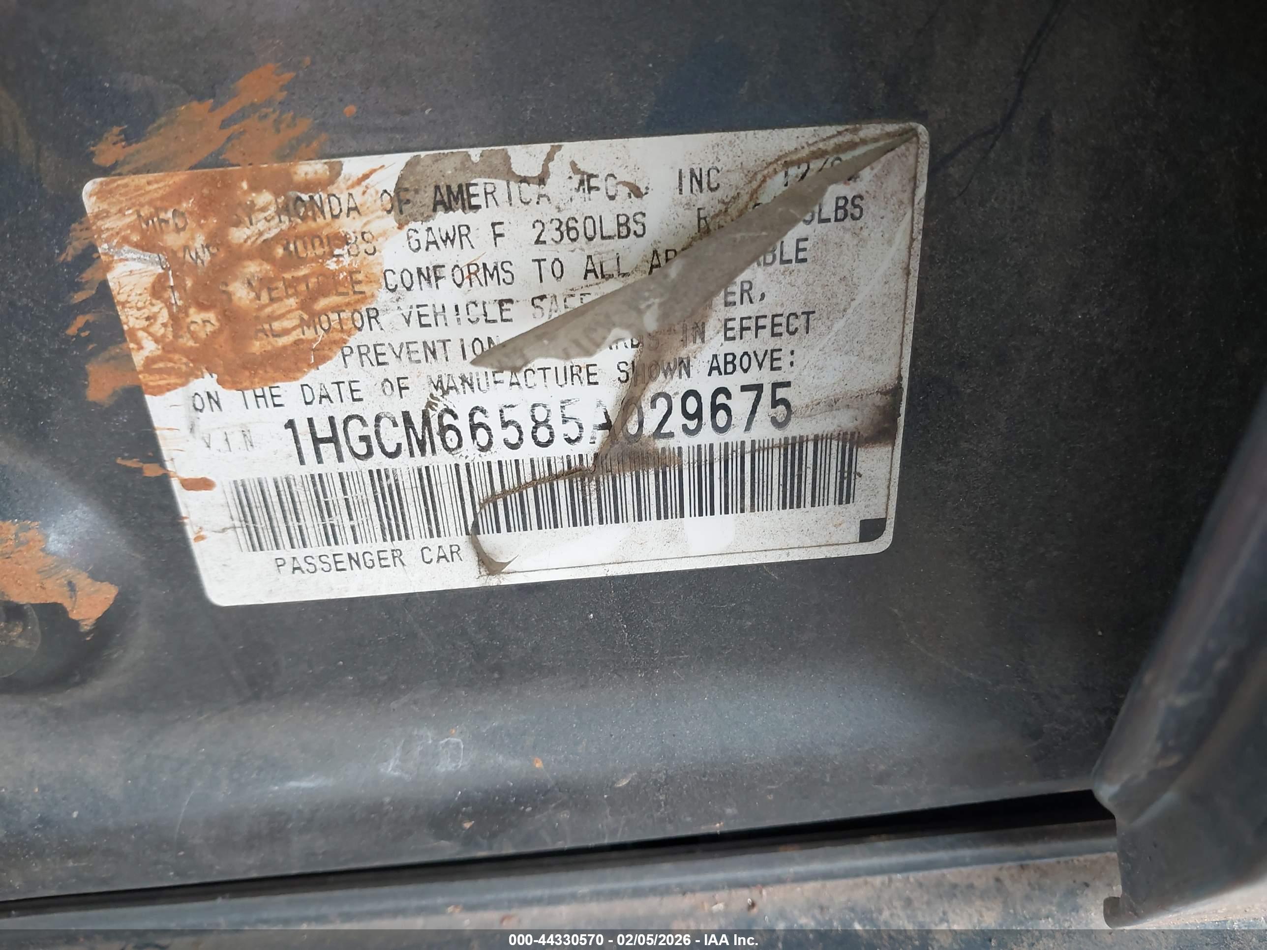 HONDA ACCORD image 9