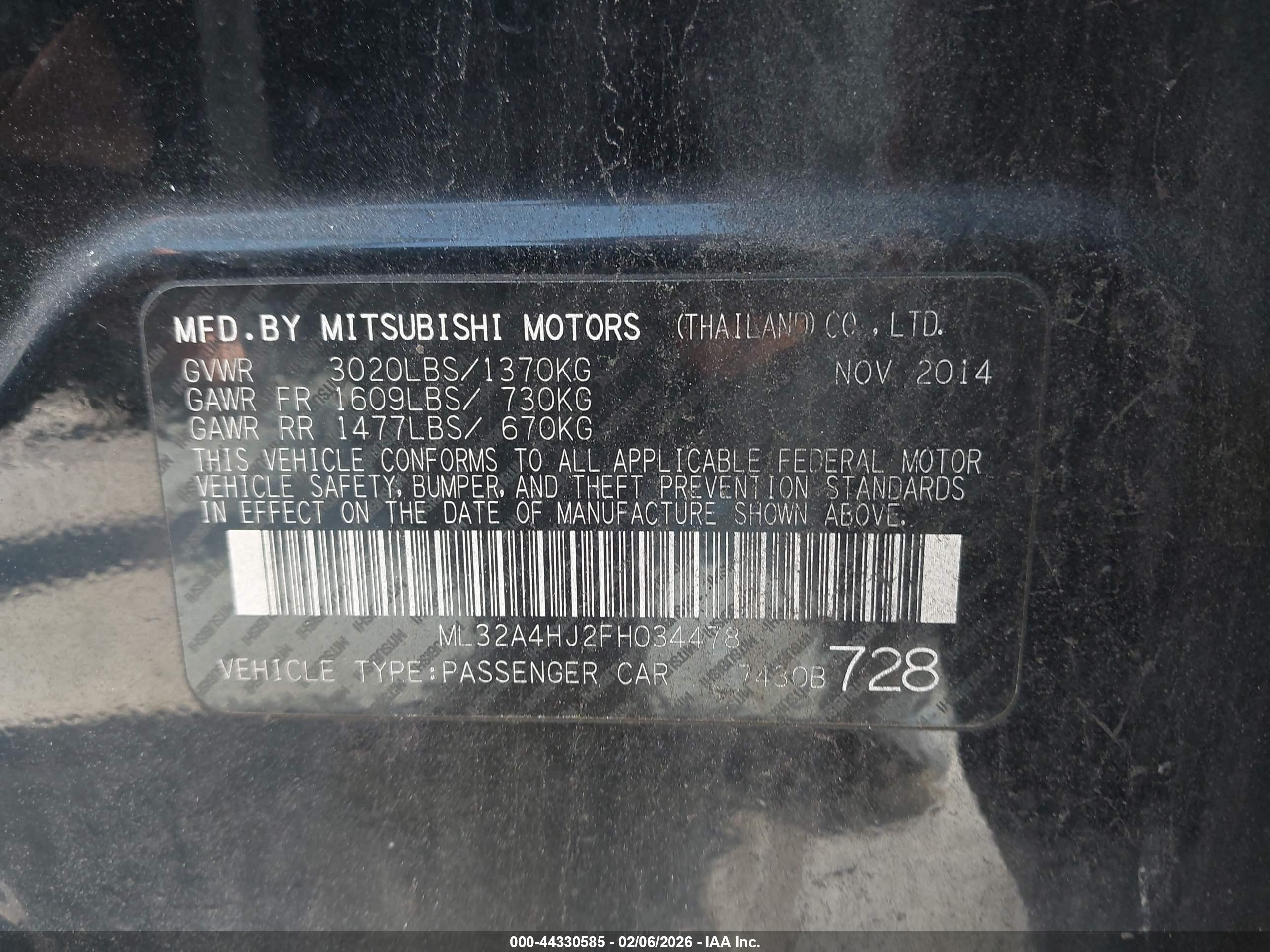 MITSUBISHI MIRAGE image 9