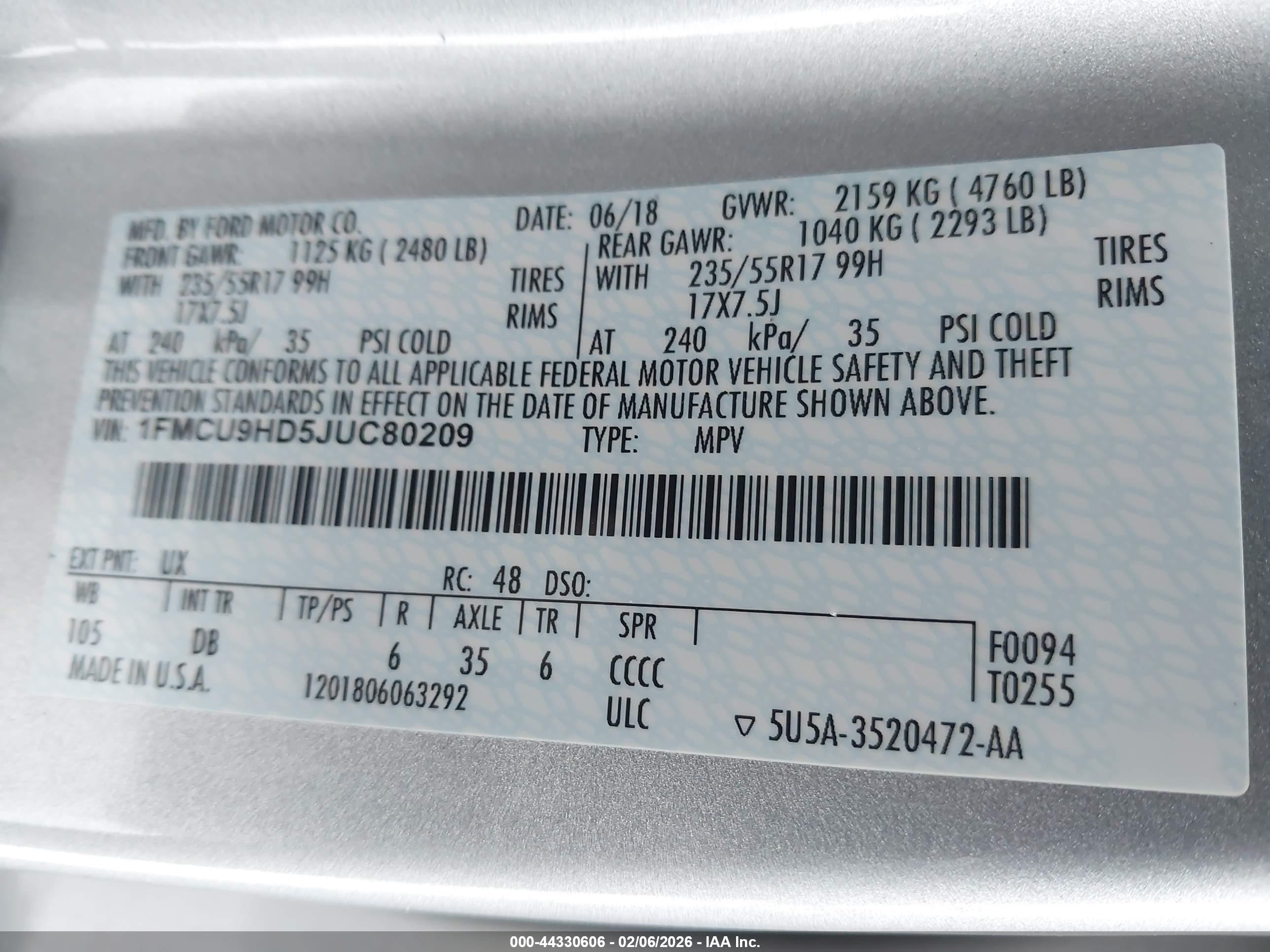 FORD ESCAPE image 9