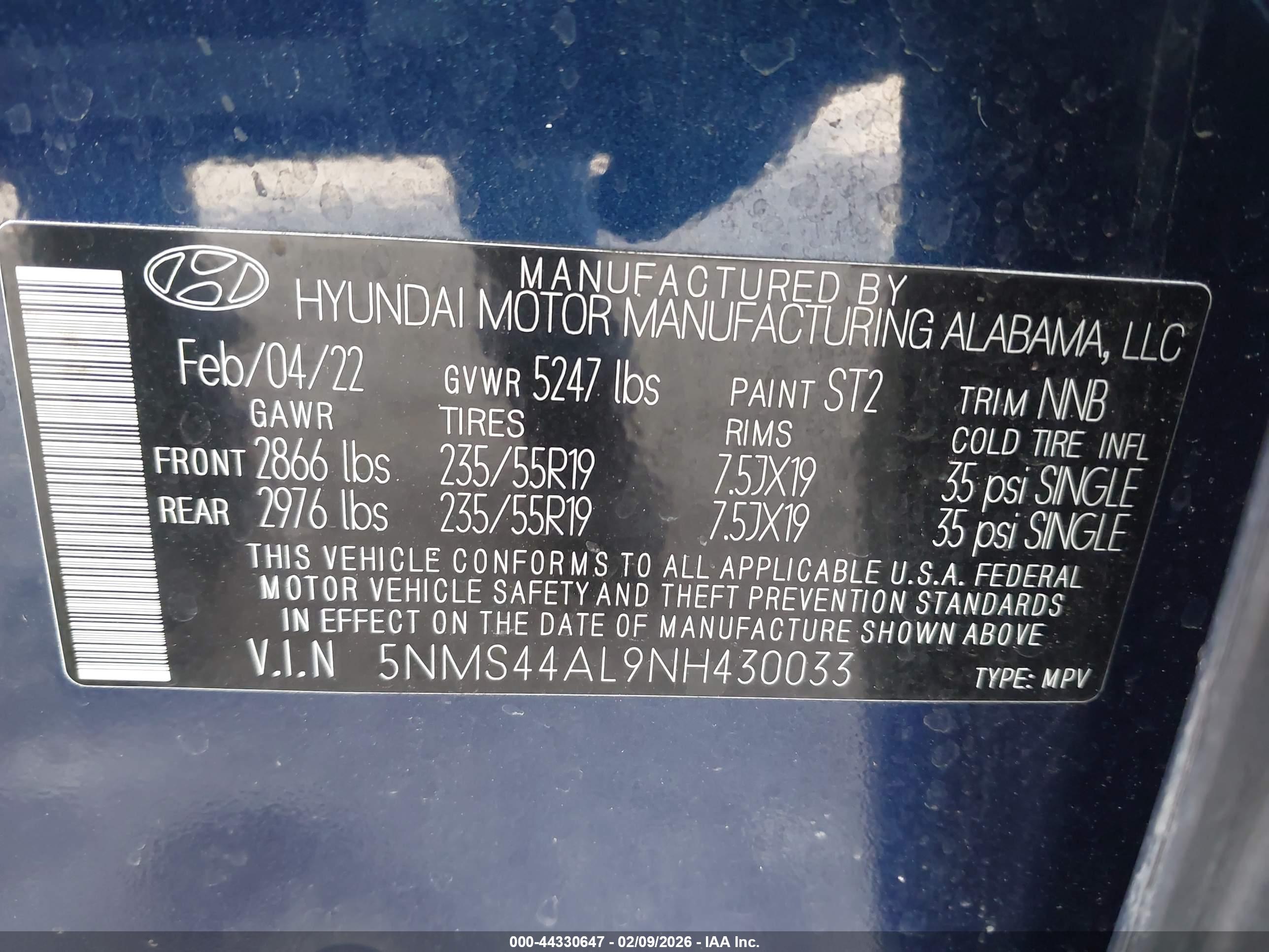 HYUNDAI SANTA image 9