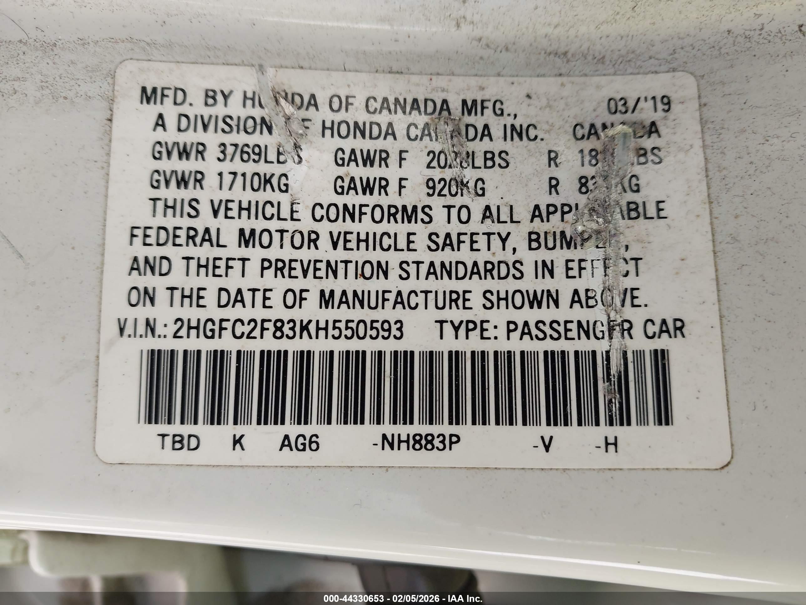 HONDA CIVIC image 9