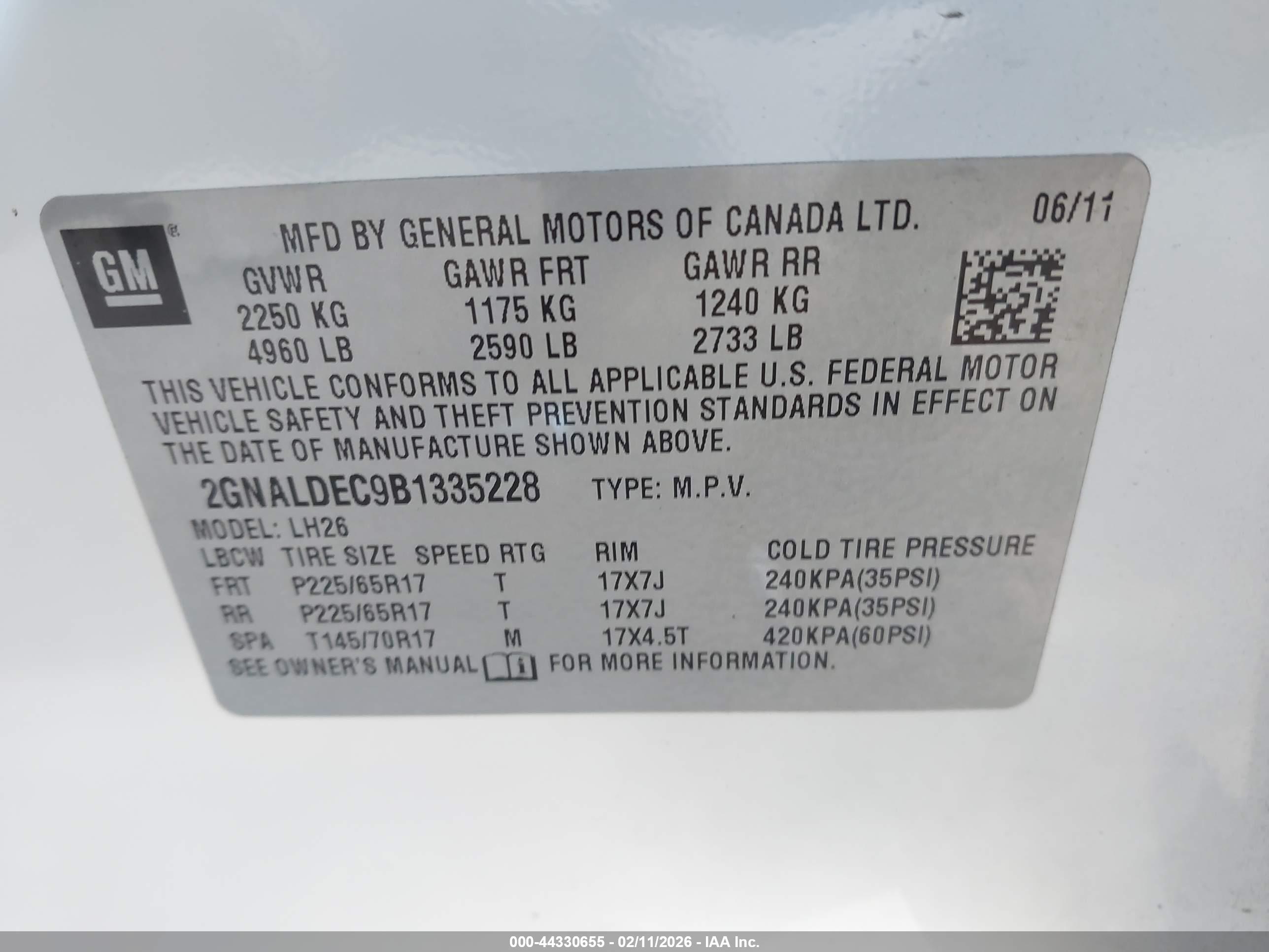 CHEVROLET EQUINOX image 9