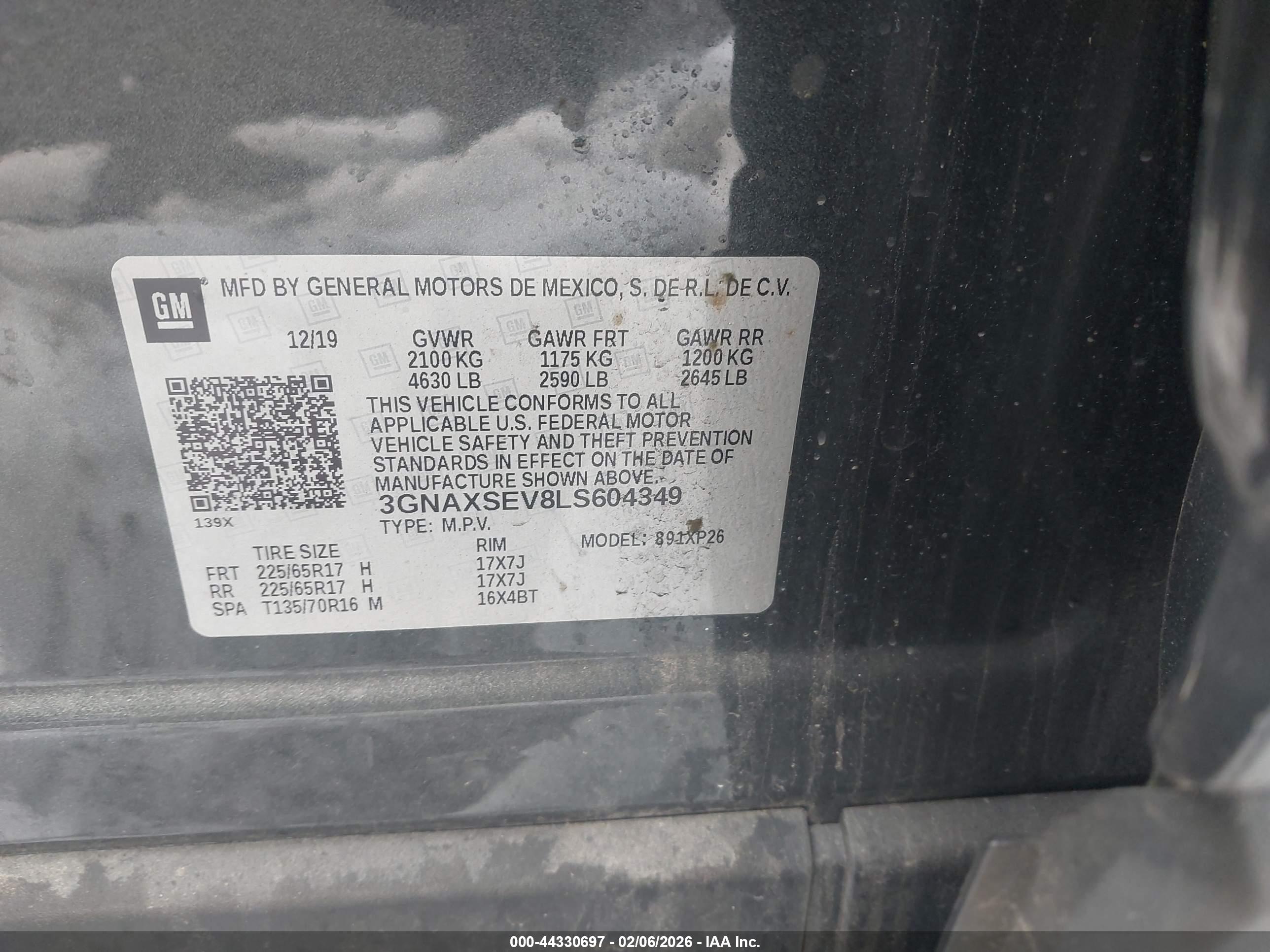 CHEVROLET EQUINOX image 9