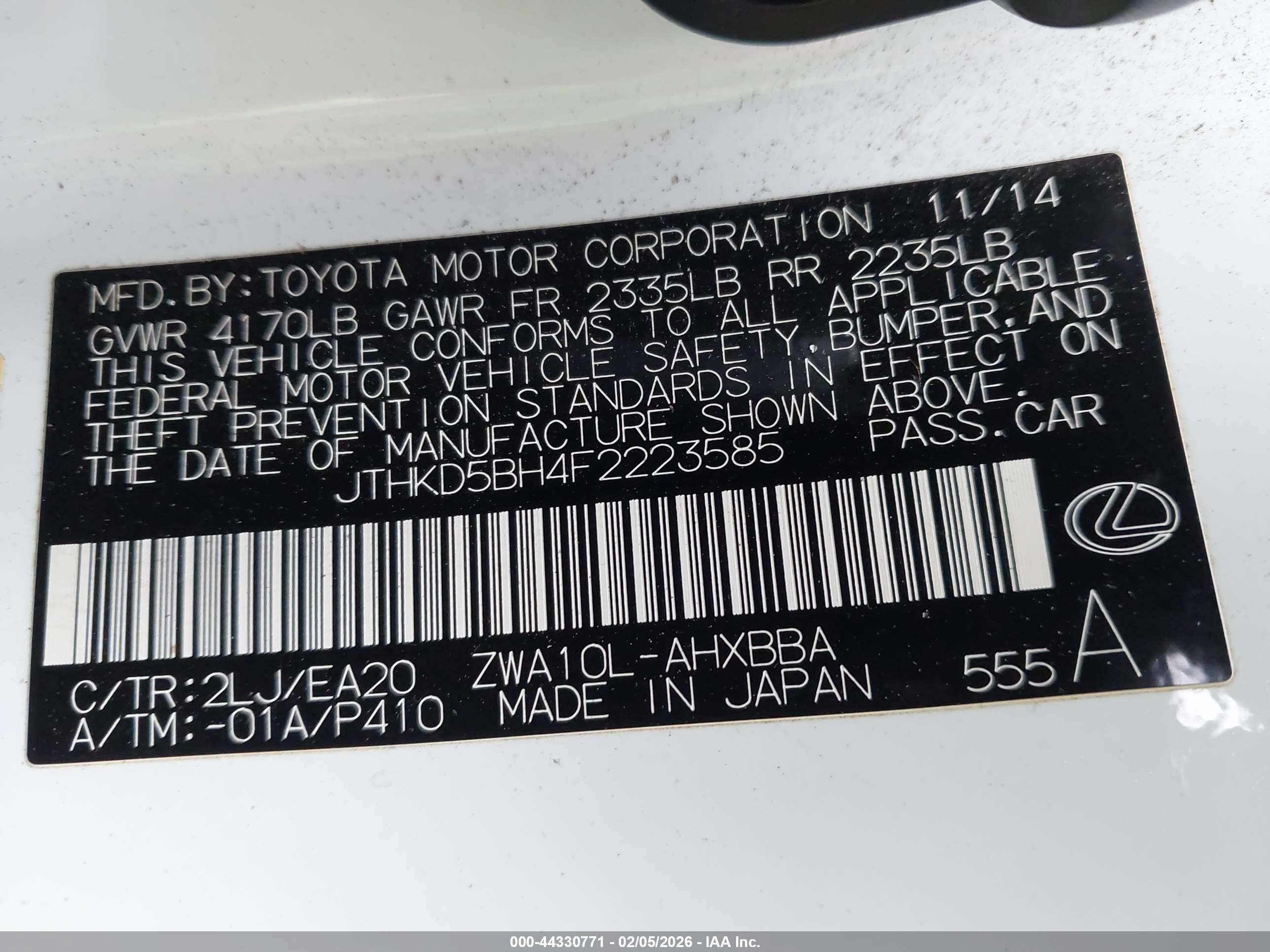 LEXUS CT image 9
