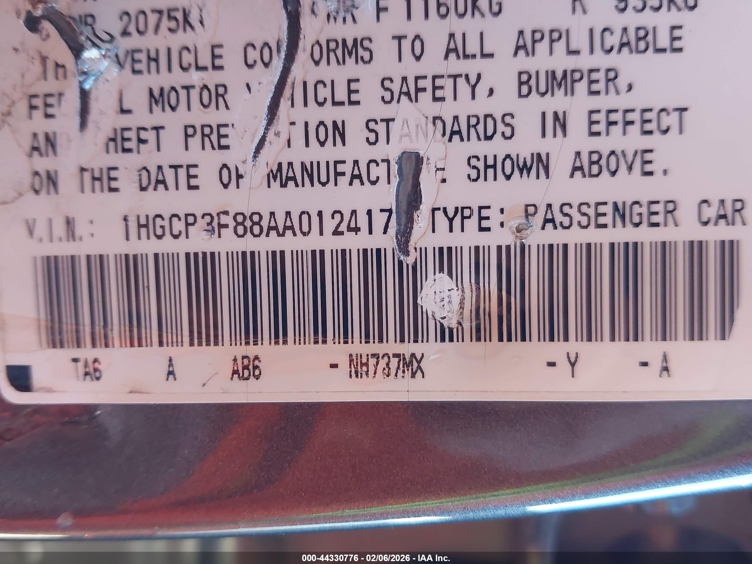 HONDA ACCORD image 9