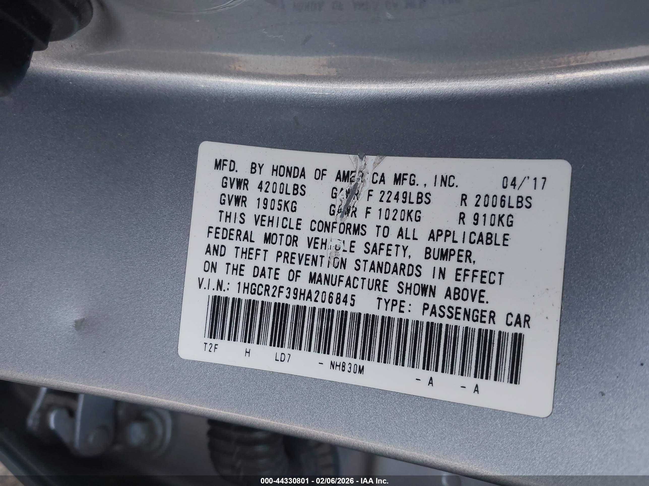 HONDA ACCORD image 9