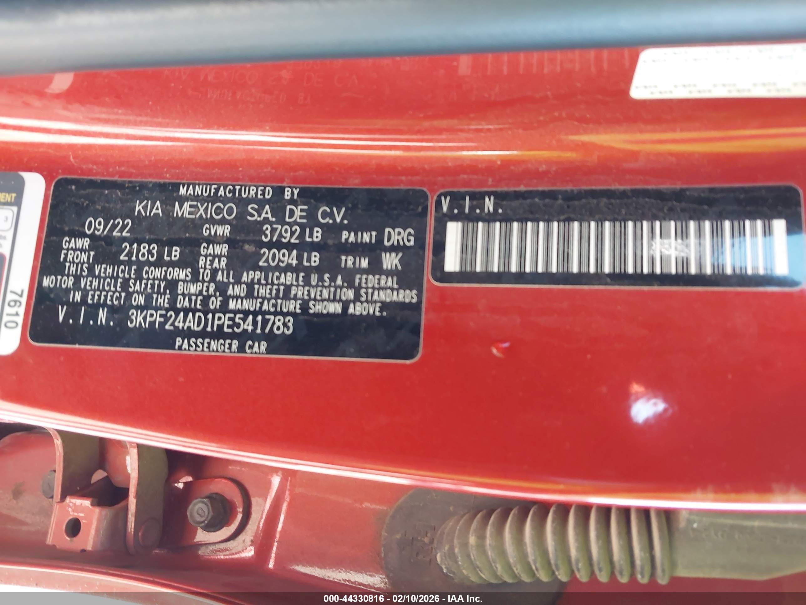 KIA FORTE image 9