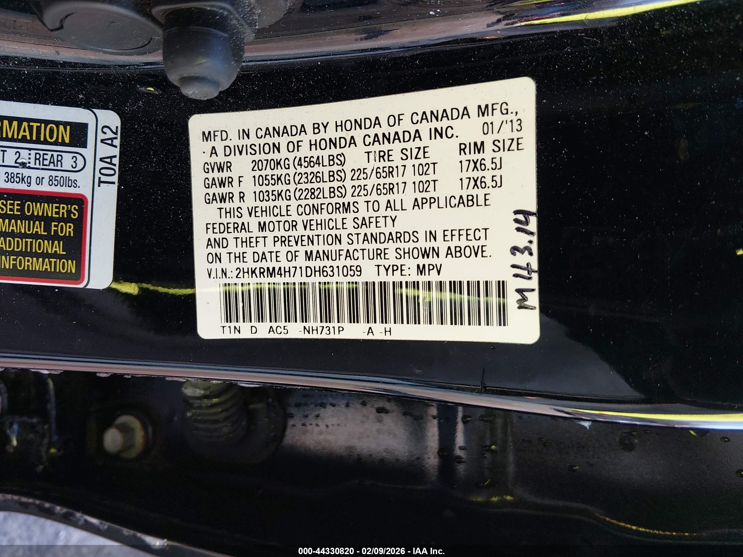 HONDA CR-V image 9