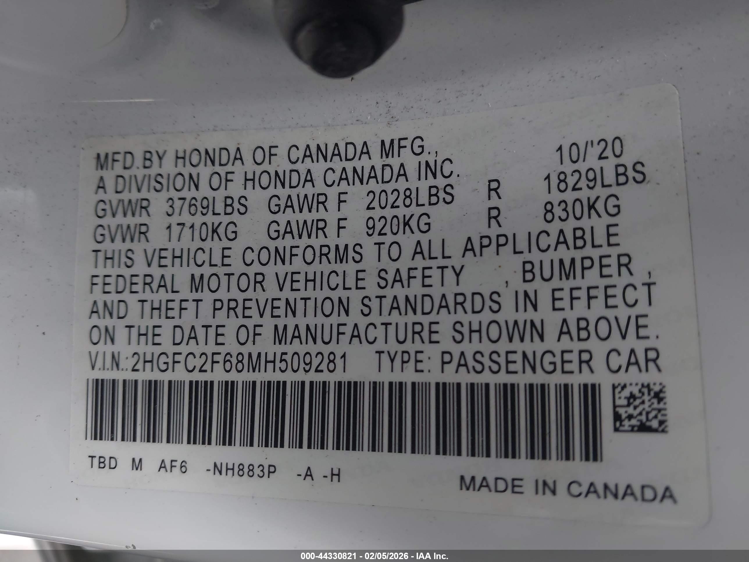 HONDA CIVIC image 9