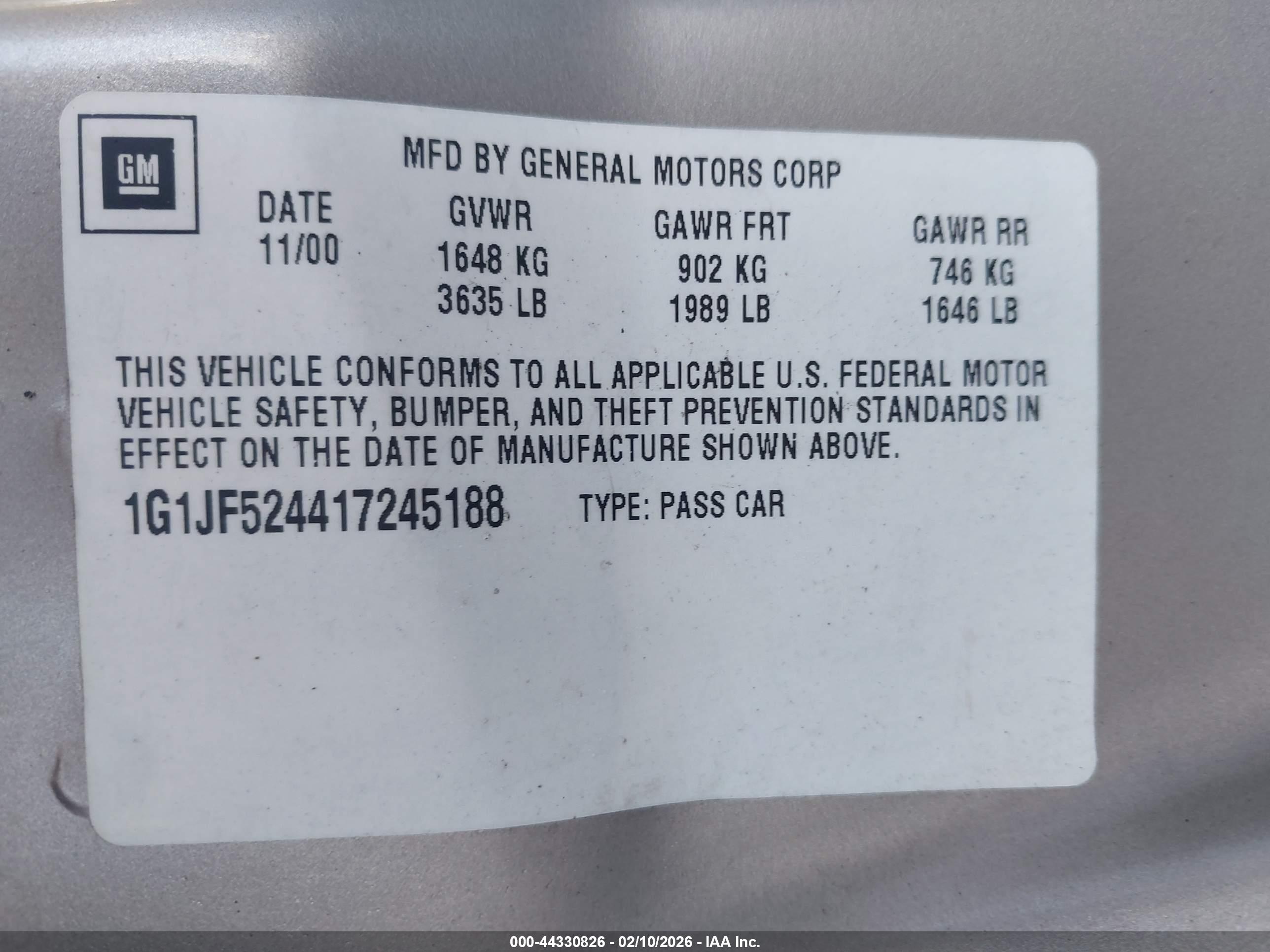 CHEVROLET CAVALIER image 9