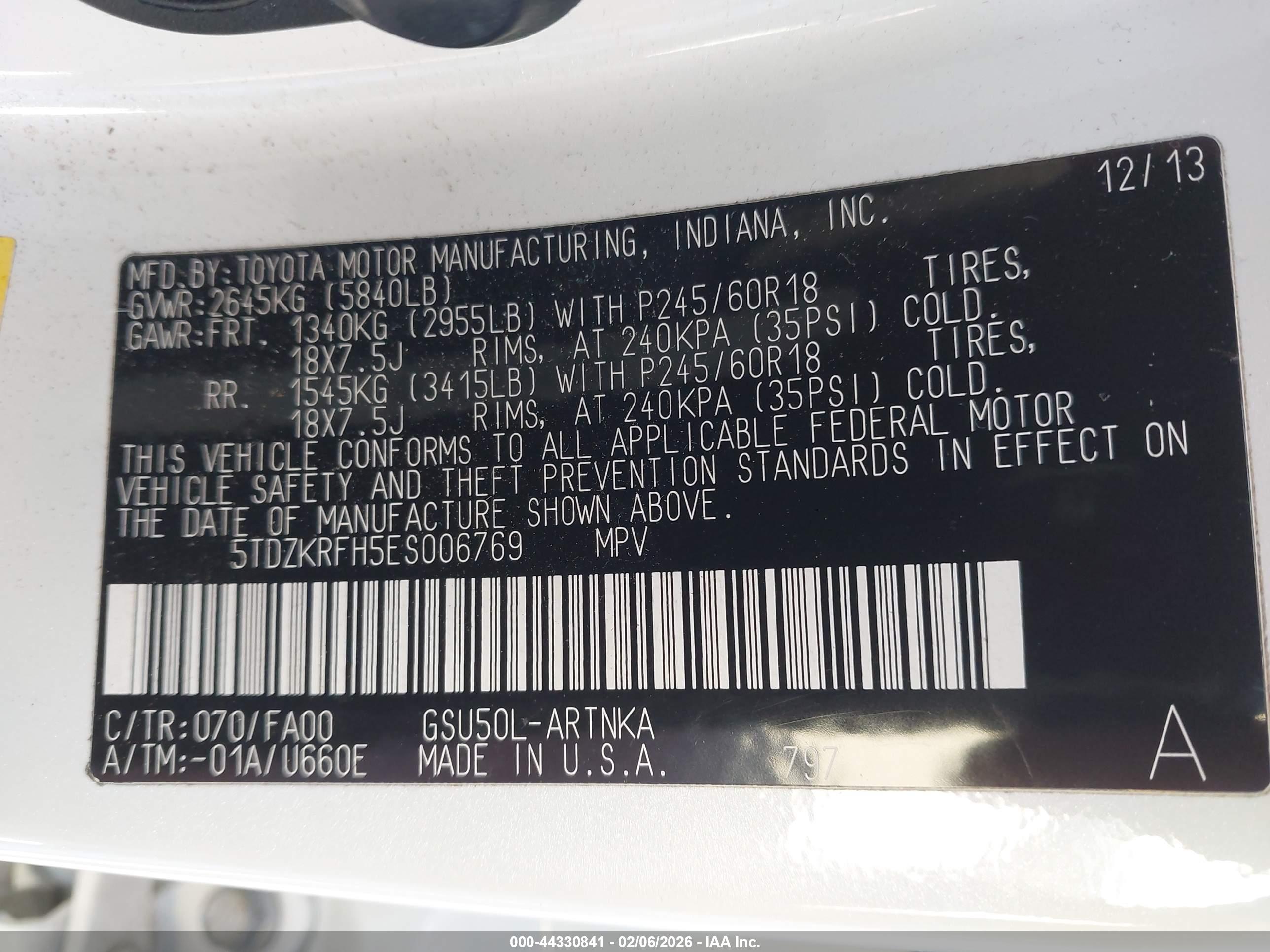 TOYOTA HIGHLANDER image 9