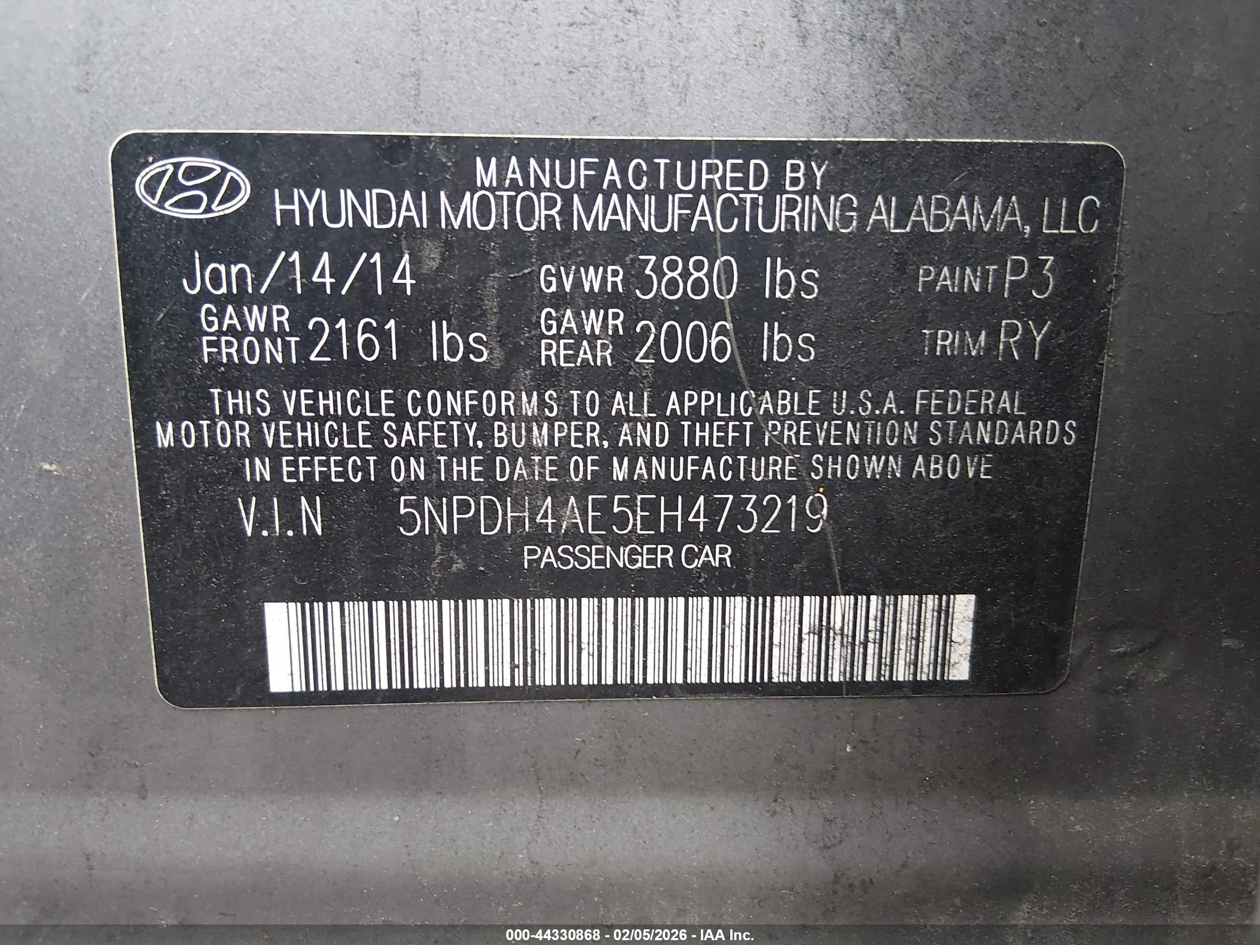 HYUNDAI ELANTRA image 9