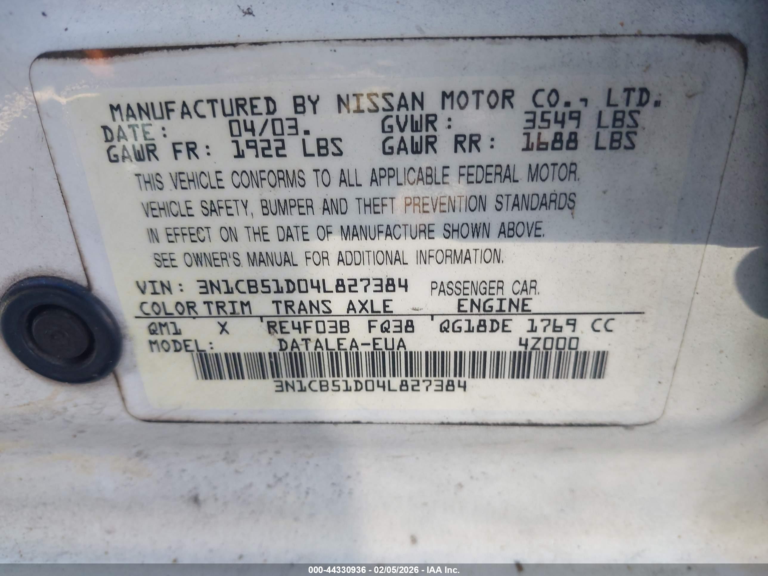 NISSAN SENTRA image 9