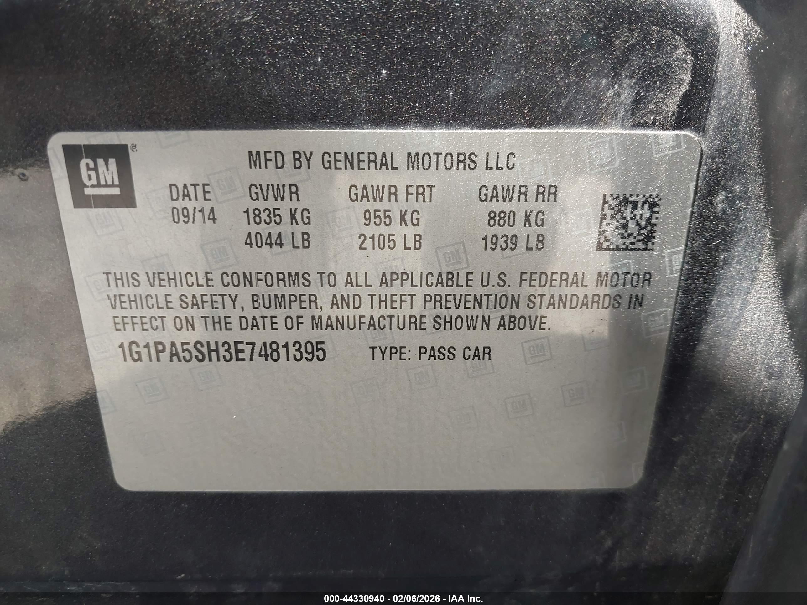CHEVROLET CRUZE image 9