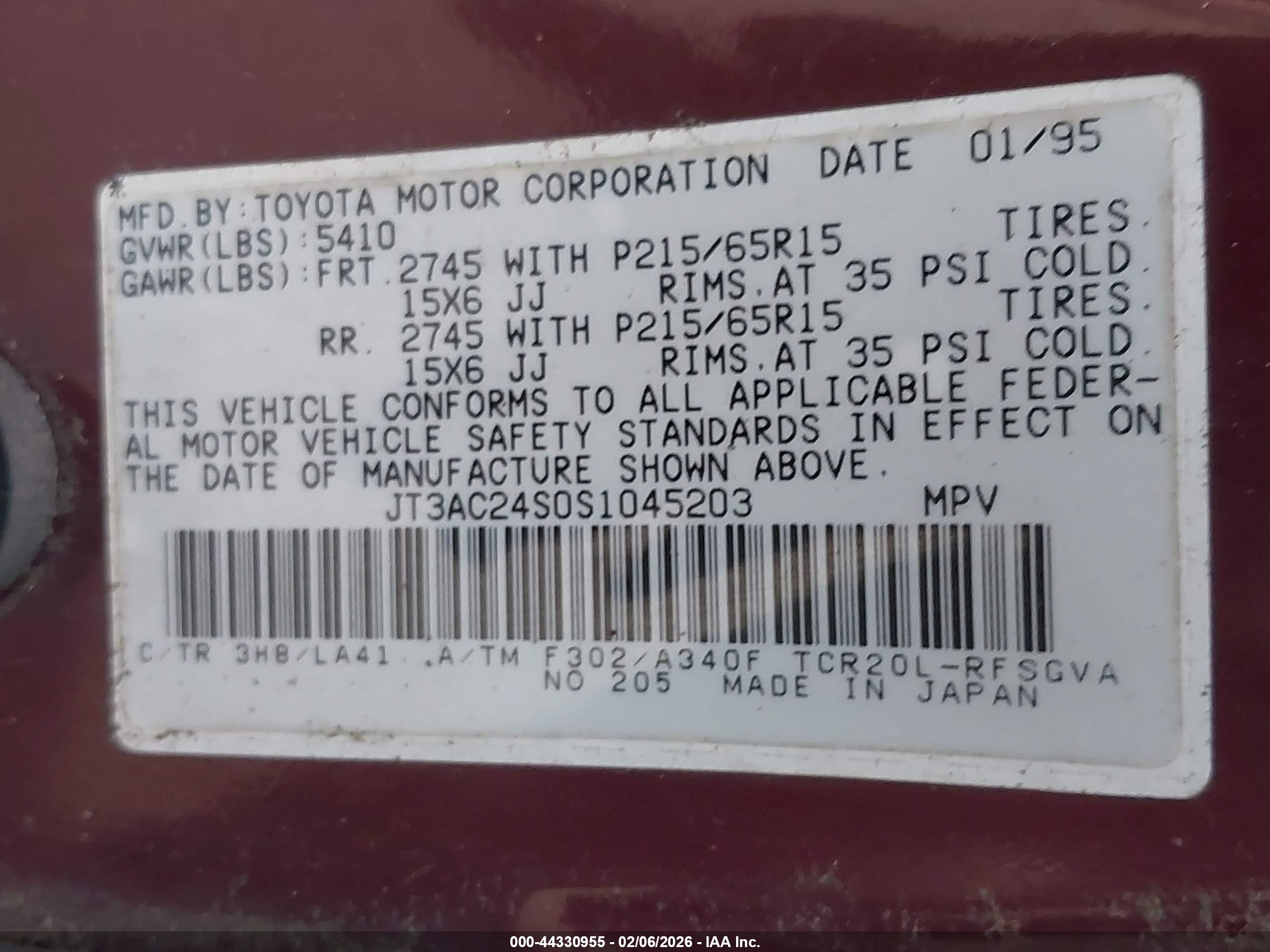 TOYOTA PREVIA image 9