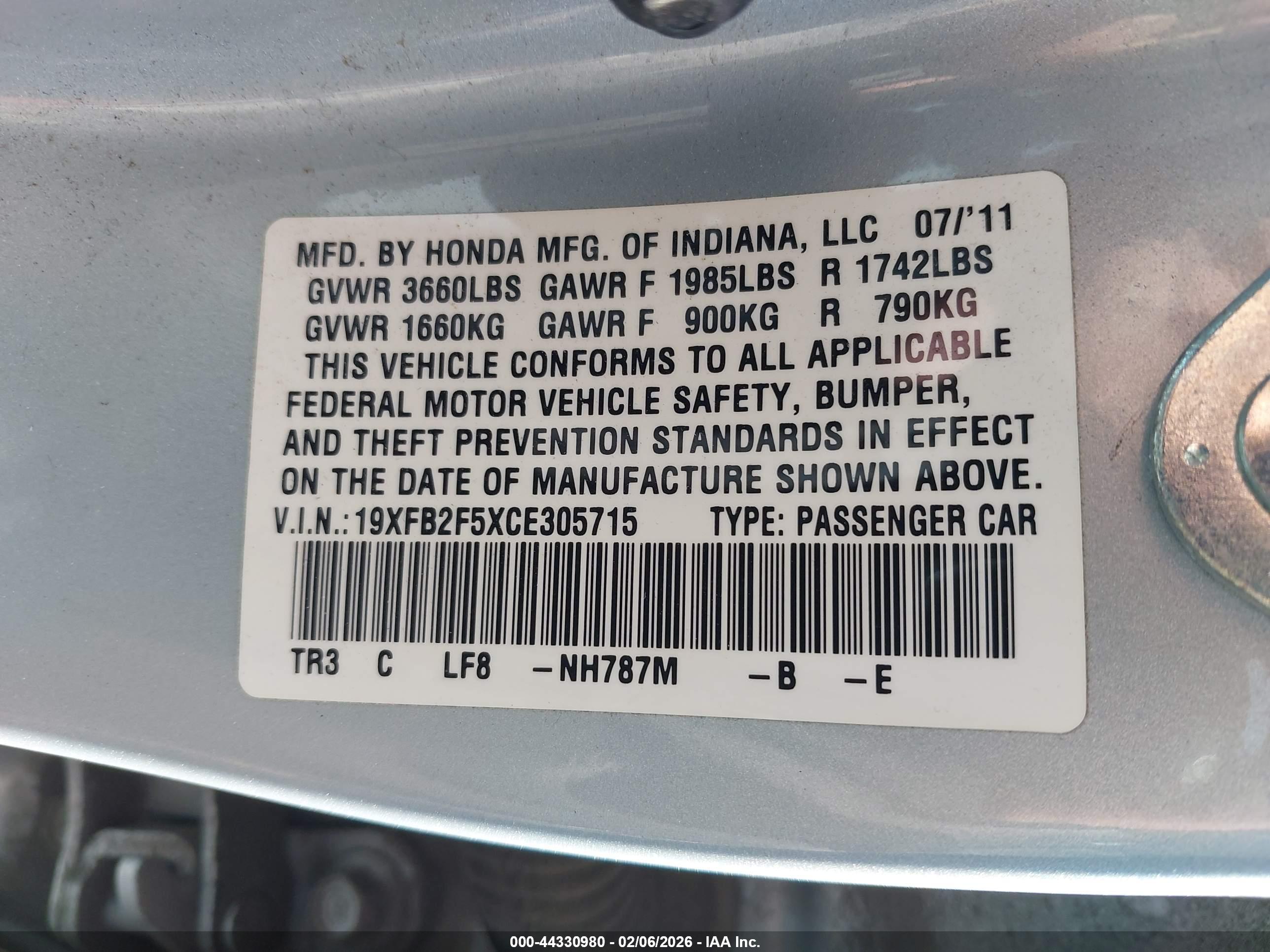 HONDA CIVIC image 9