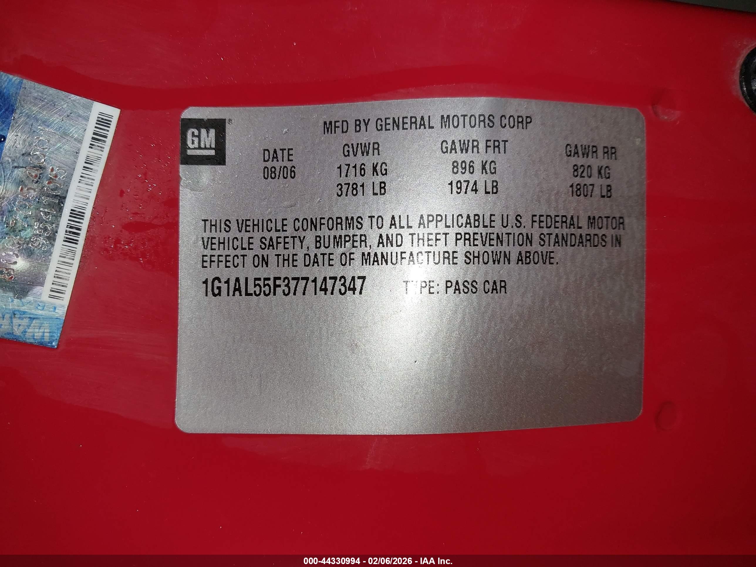 CHEVROLET COBALT image 9