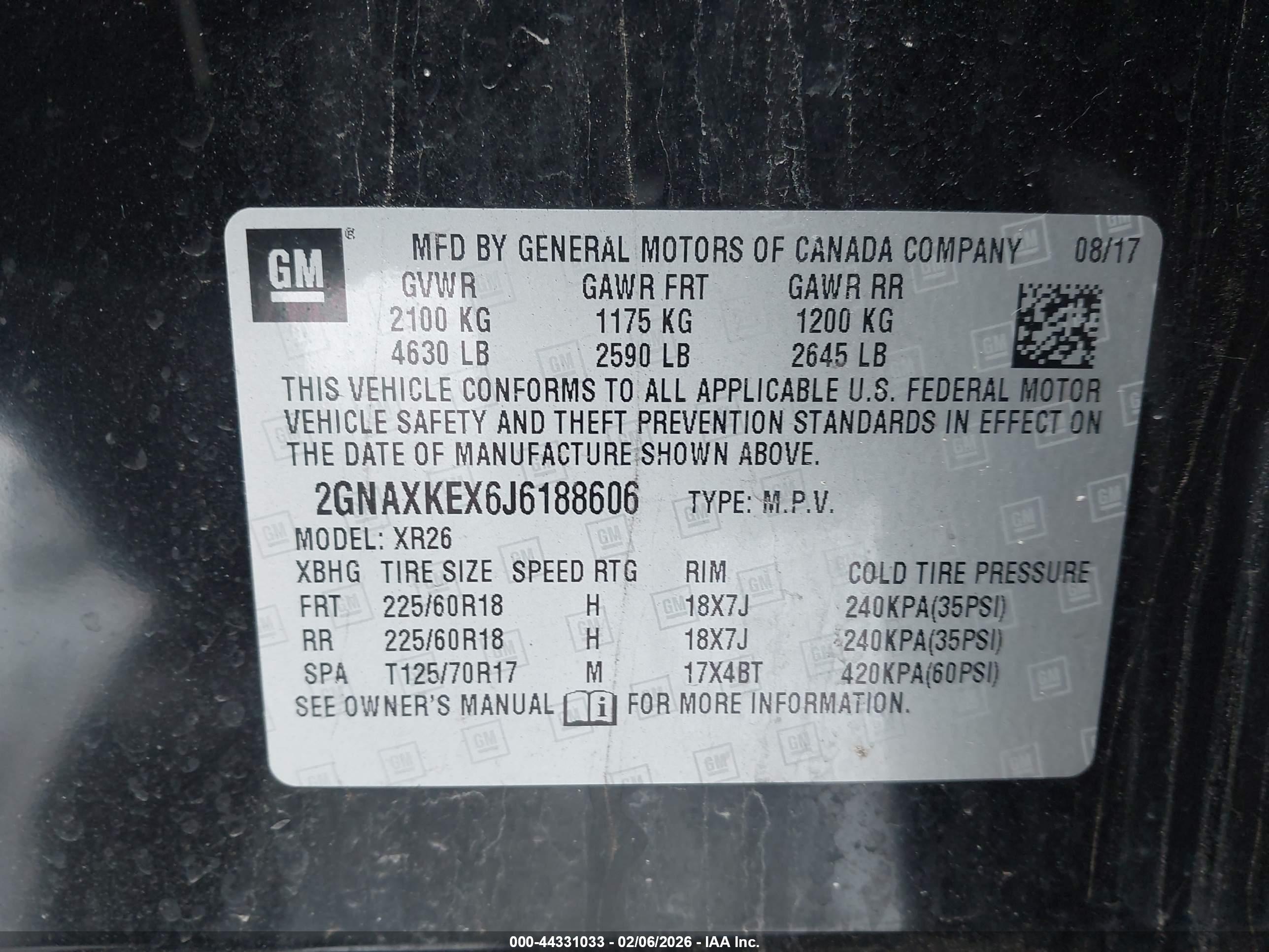 CHEVROLET EQUINOX image 9