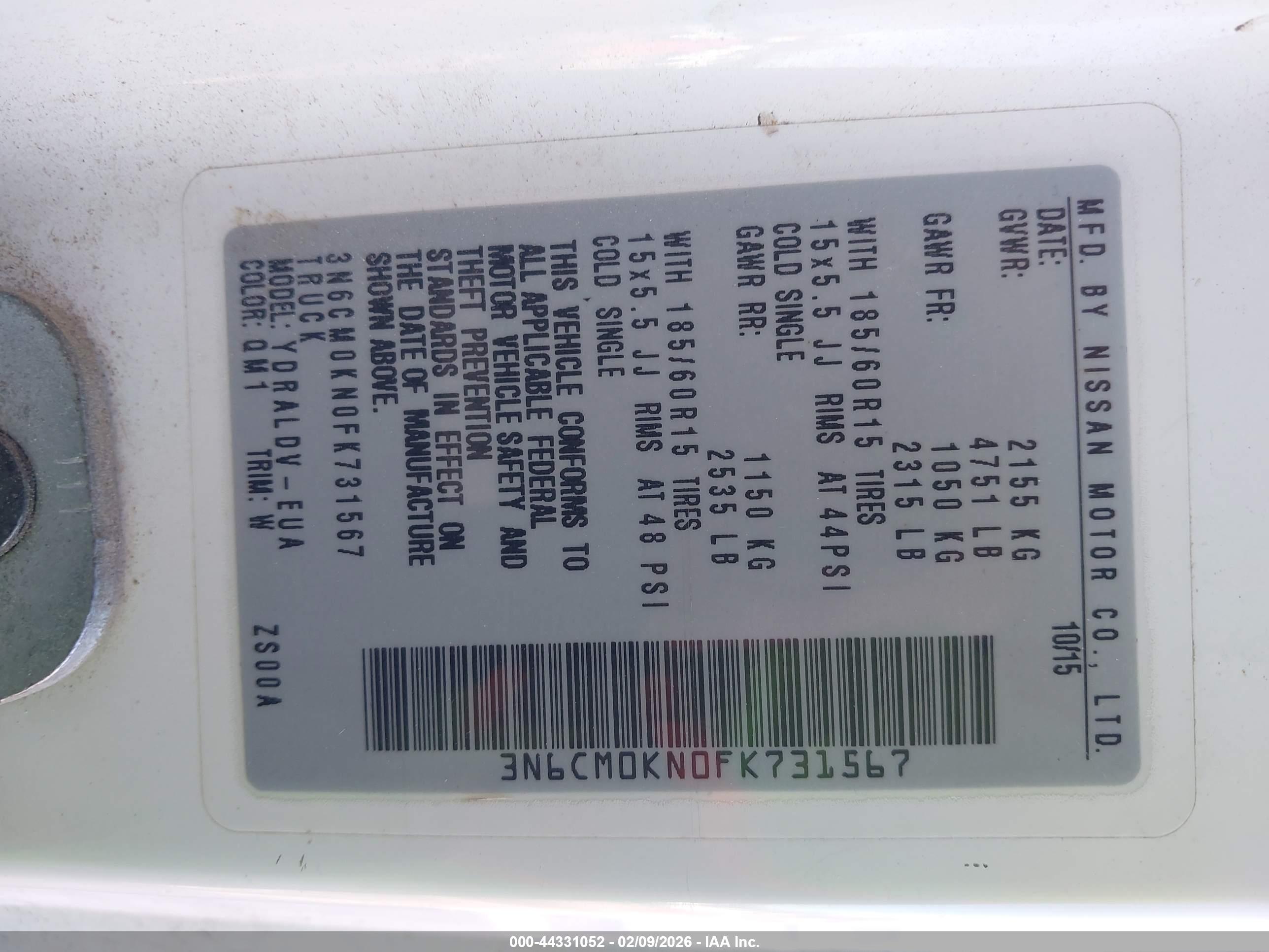 NISSAN NV200 image 9